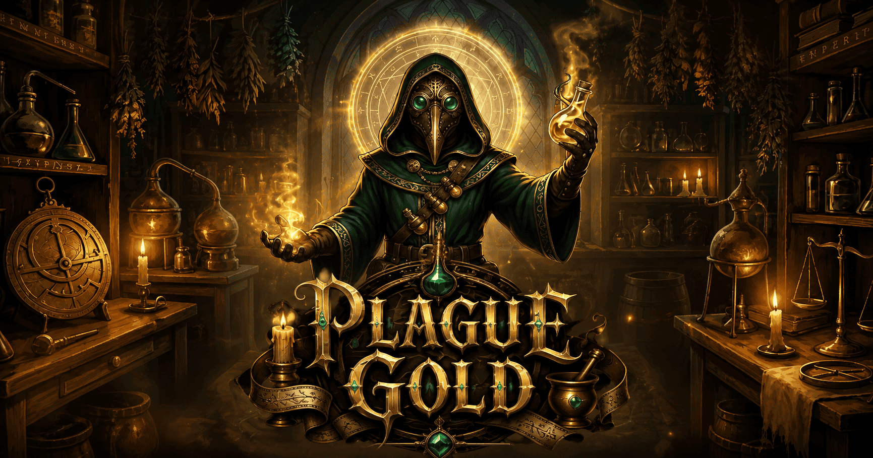 Plague Gold Slot Demo by Chud Studios slot cover image
