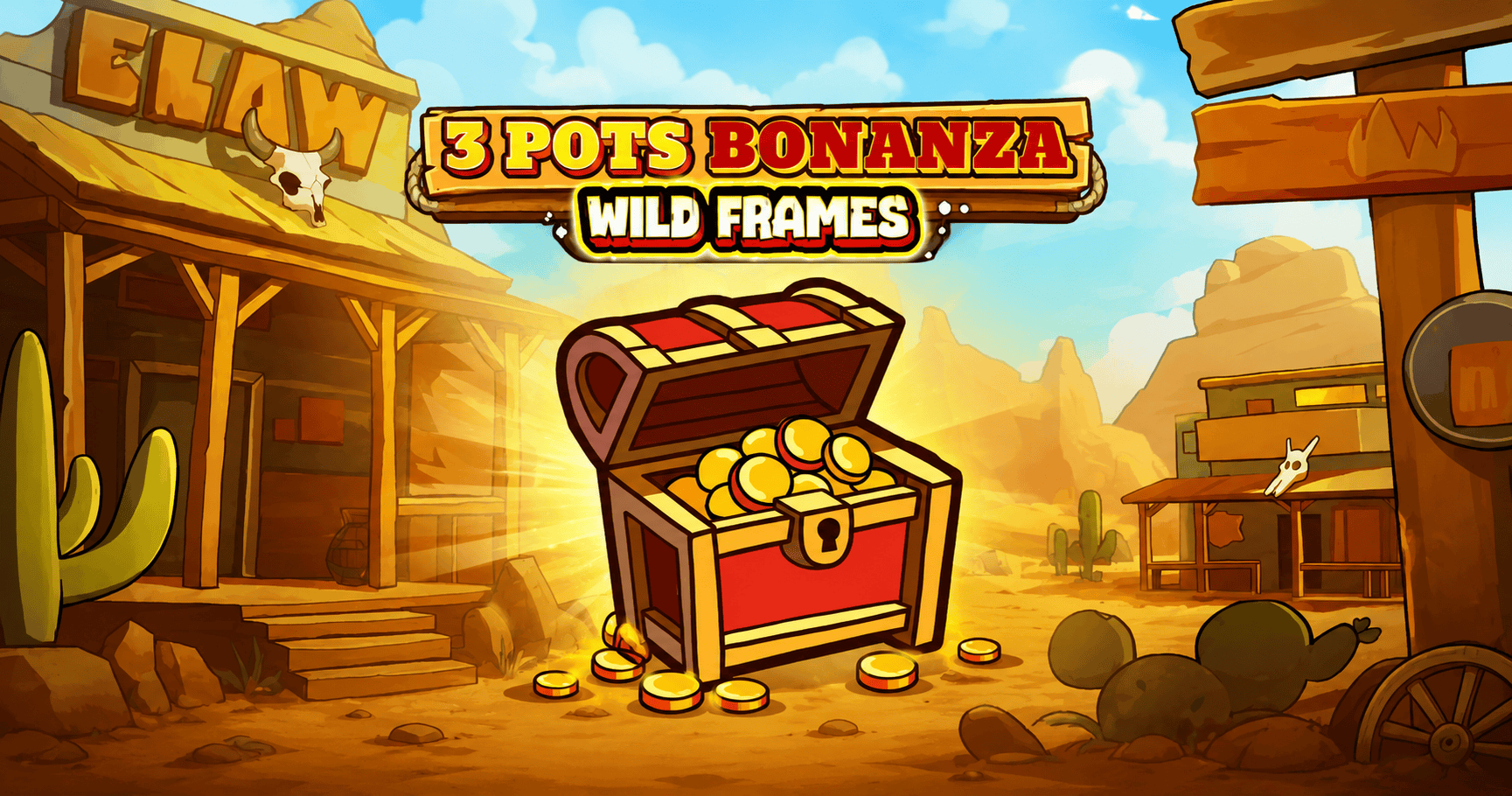 3 Pots Bonanza: Wild Frames Slot Demo by Clawbuster slot cover image