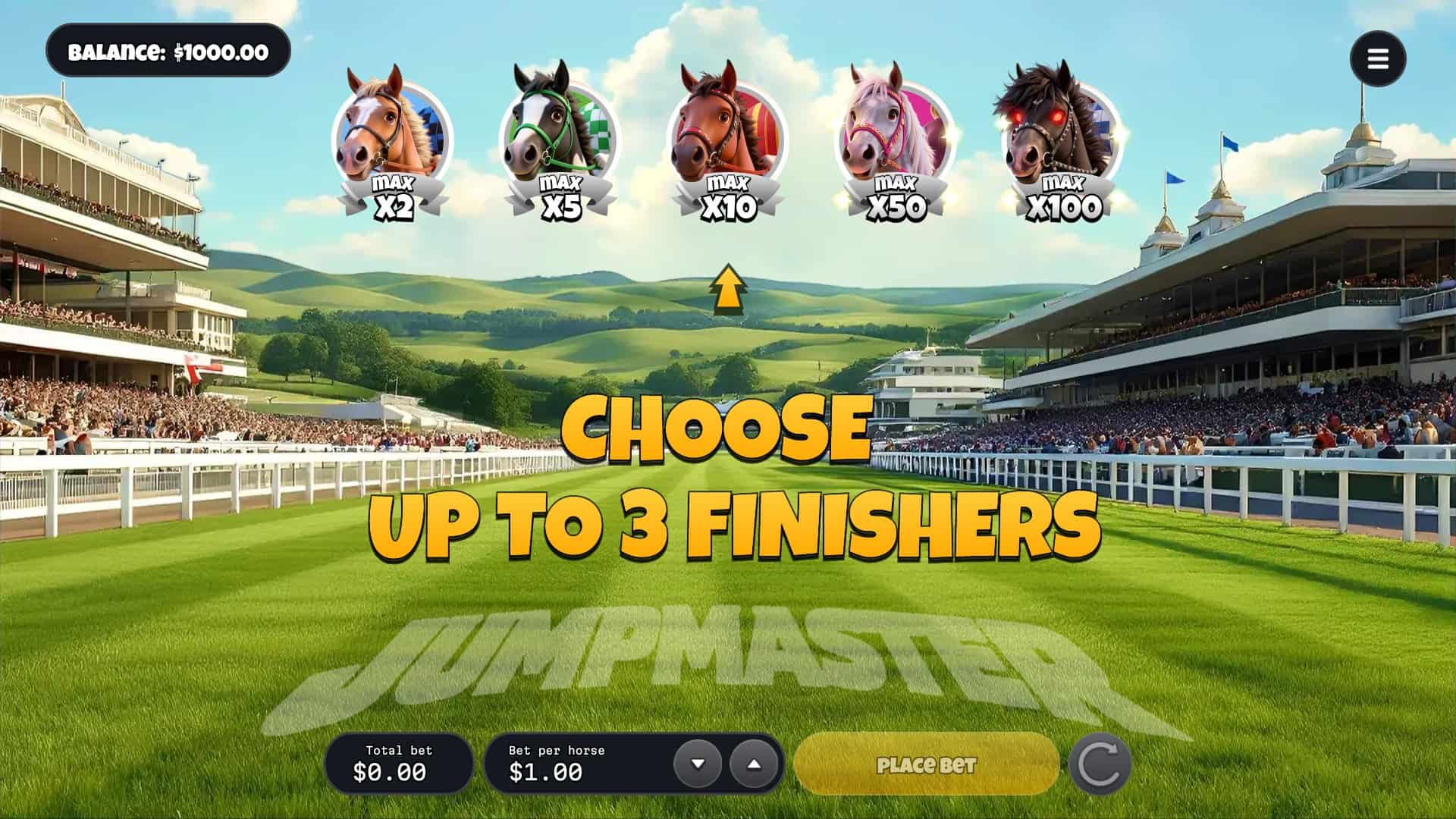 Jump Master slot gameplay reels