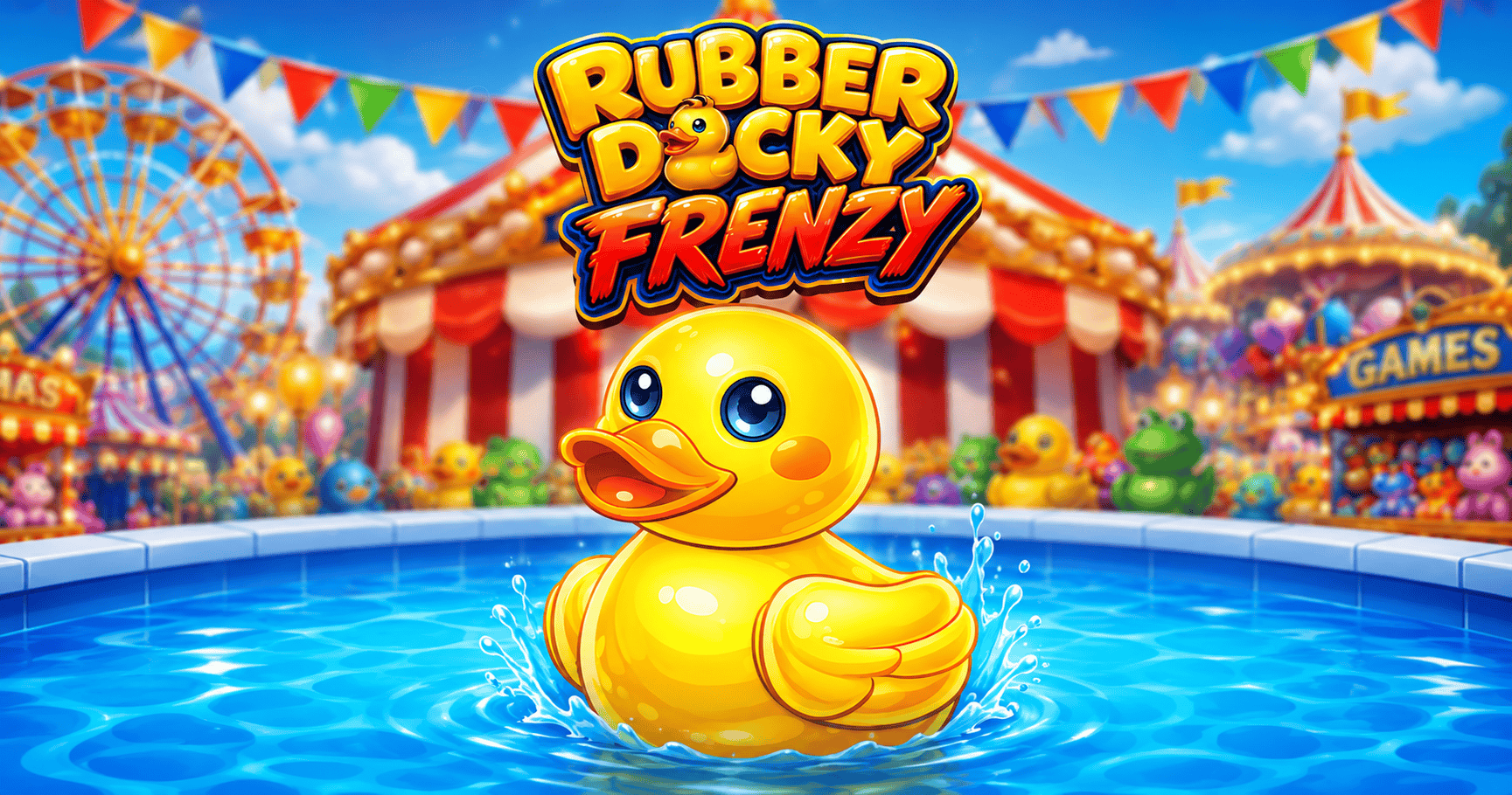 Rubber Ducky Frenzy Slot Demo by Cloud Frog Labs slot cover image