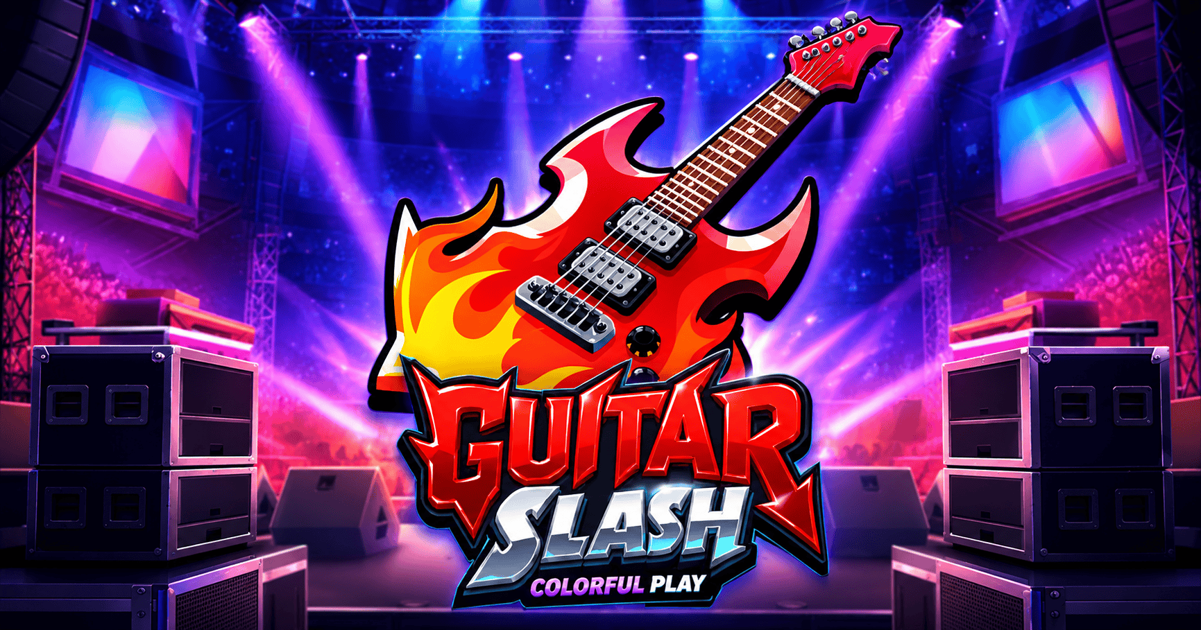 Guitar Slash Slot Demo by Colorful Play slot cover image