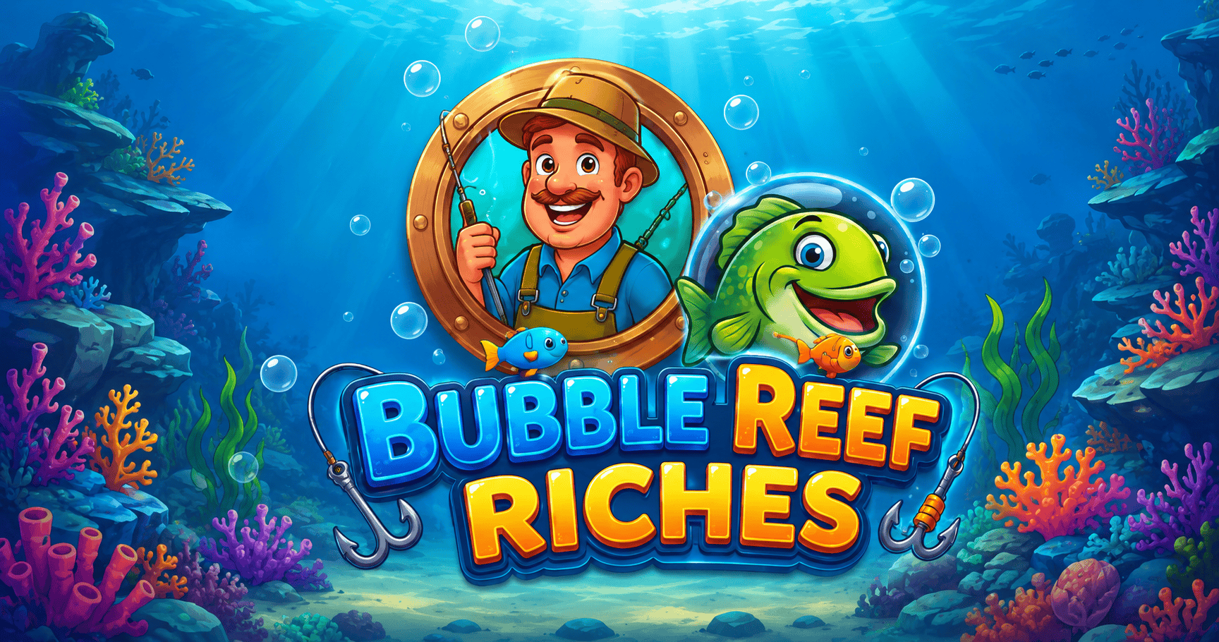 Bubble Reef Riches Slot Demo by Colossus Studios slot cover image