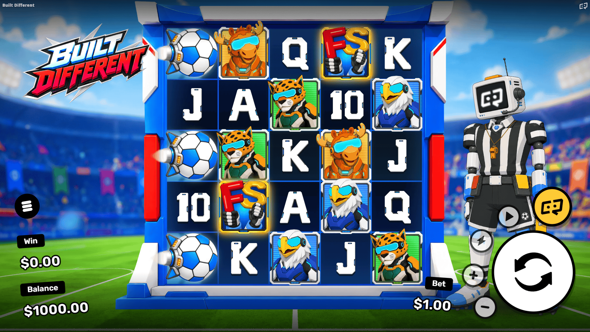 Built Different slot gameplay reels