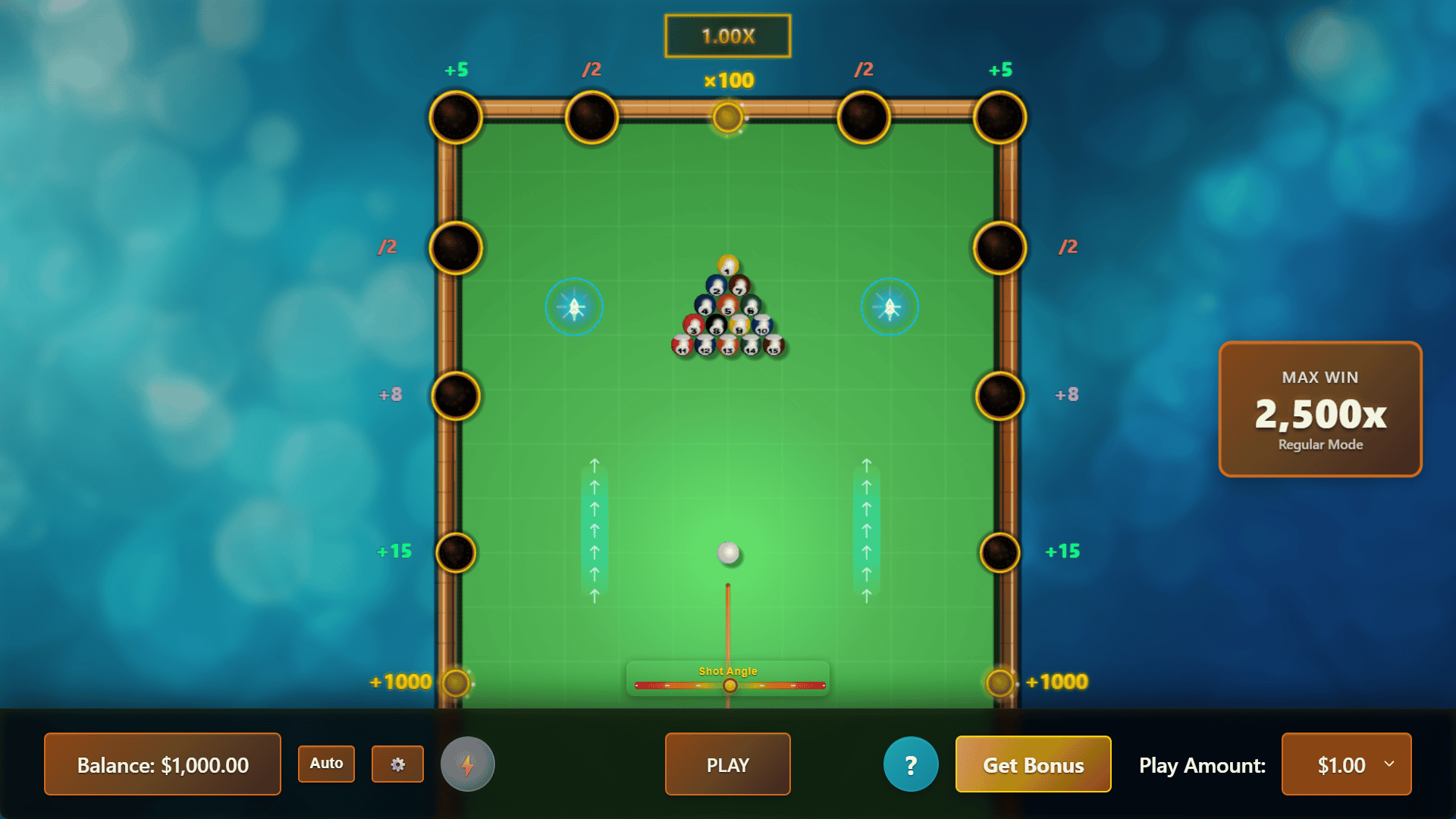 Pool Bonanza slot gameplay reels