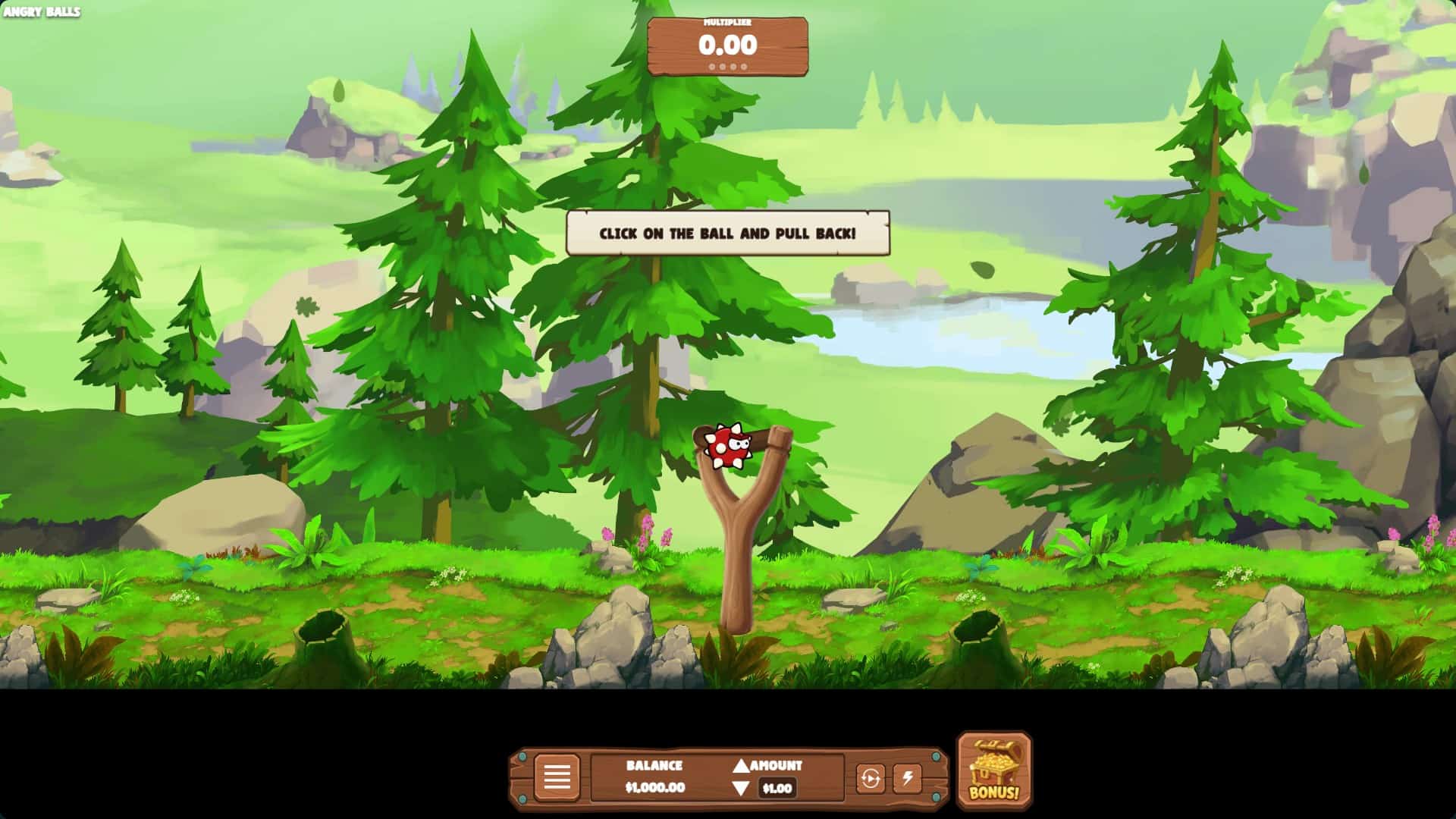 Angry Balls slot gameplay reels