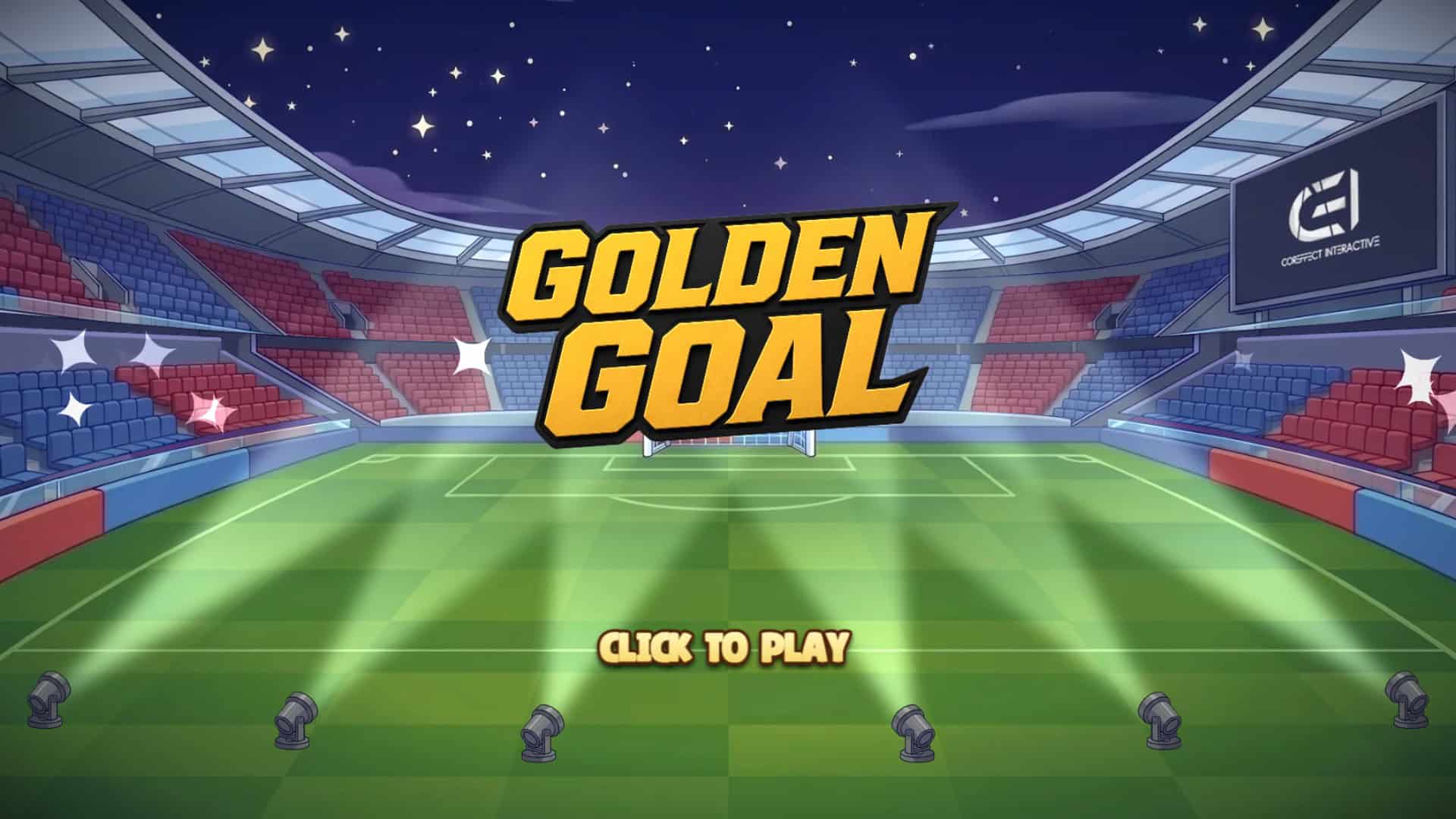 Golden Goal slot intro screen