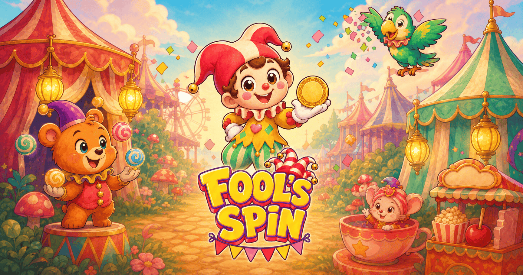 Fools Spin Slot Demo by Crazy Games slot cover image
