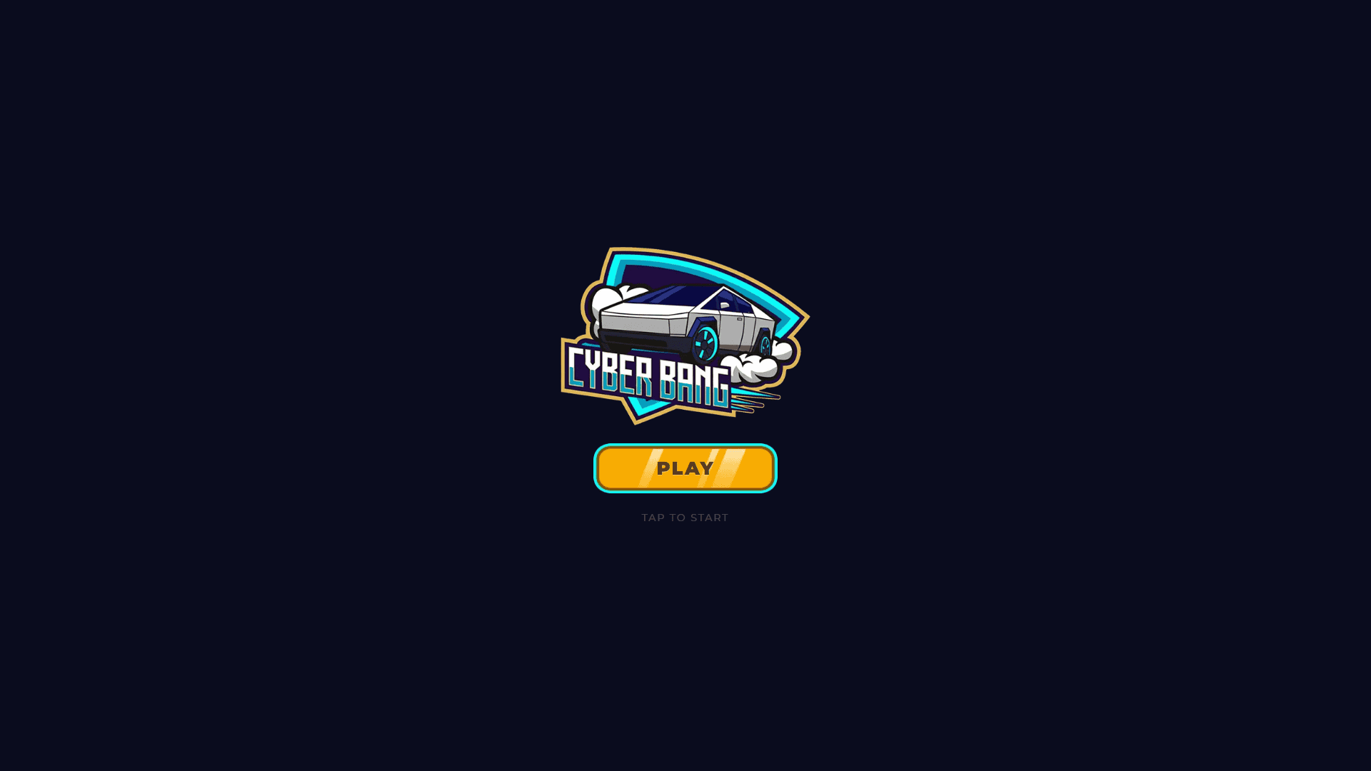 Cyber Bang slot intro screen
