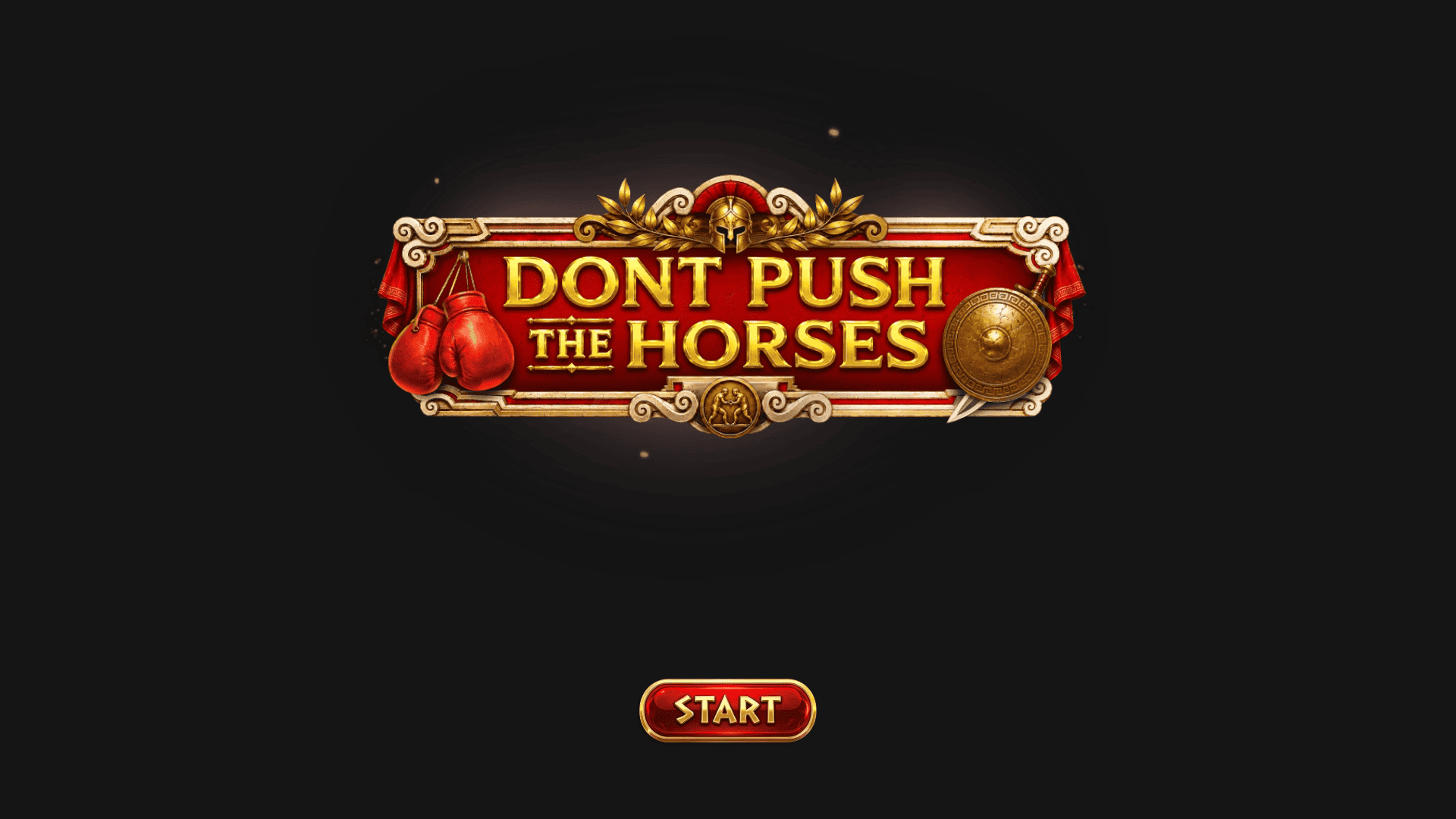Dont Push the Horses slot intro screen