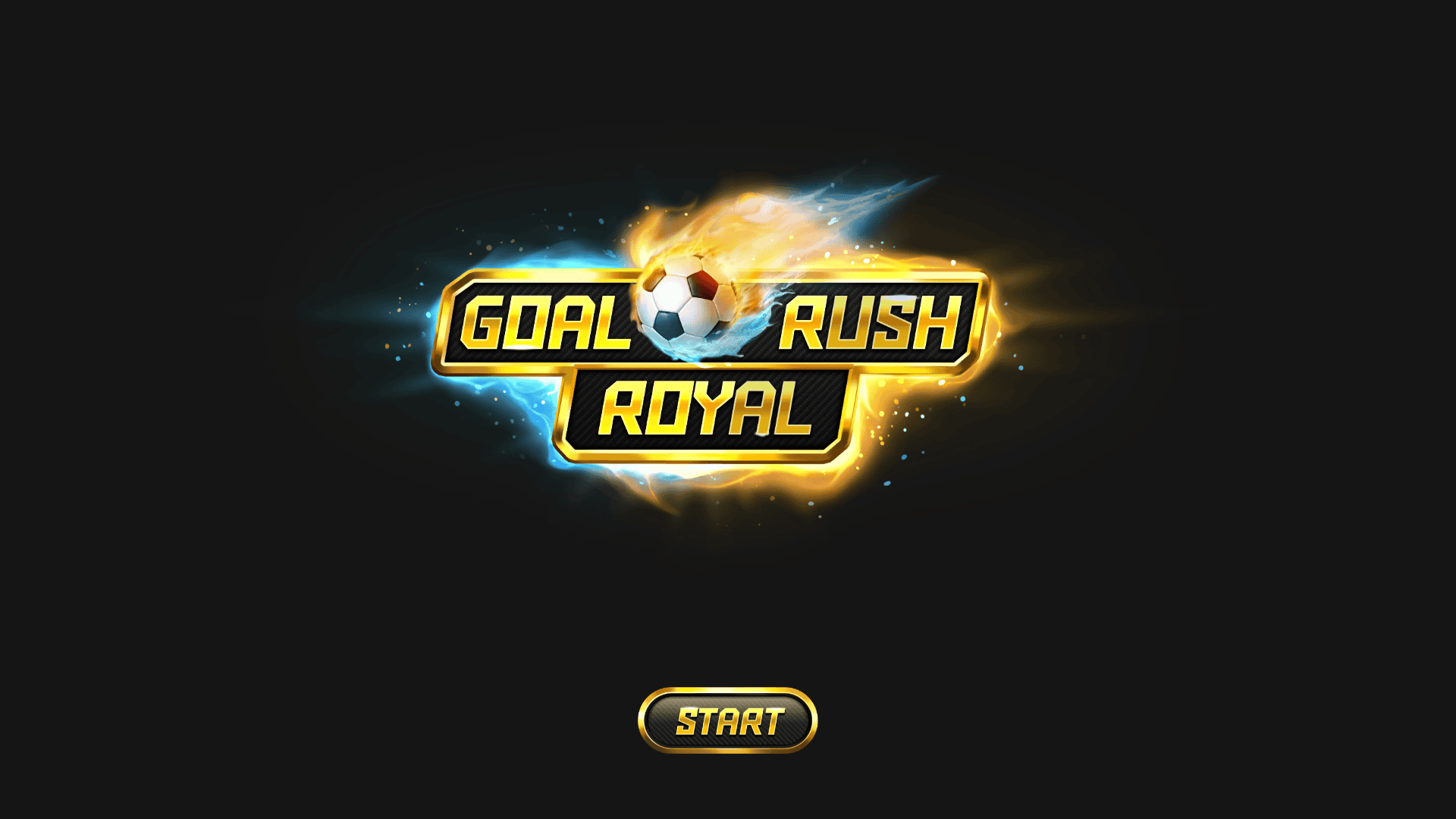 Goal Rush Royal slot intro screen