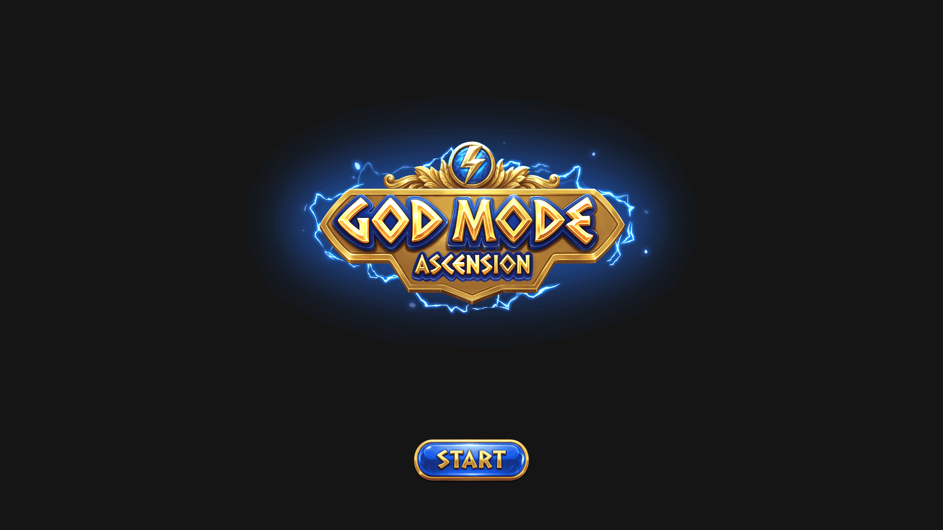 God Mode: Ascension slot intro screen