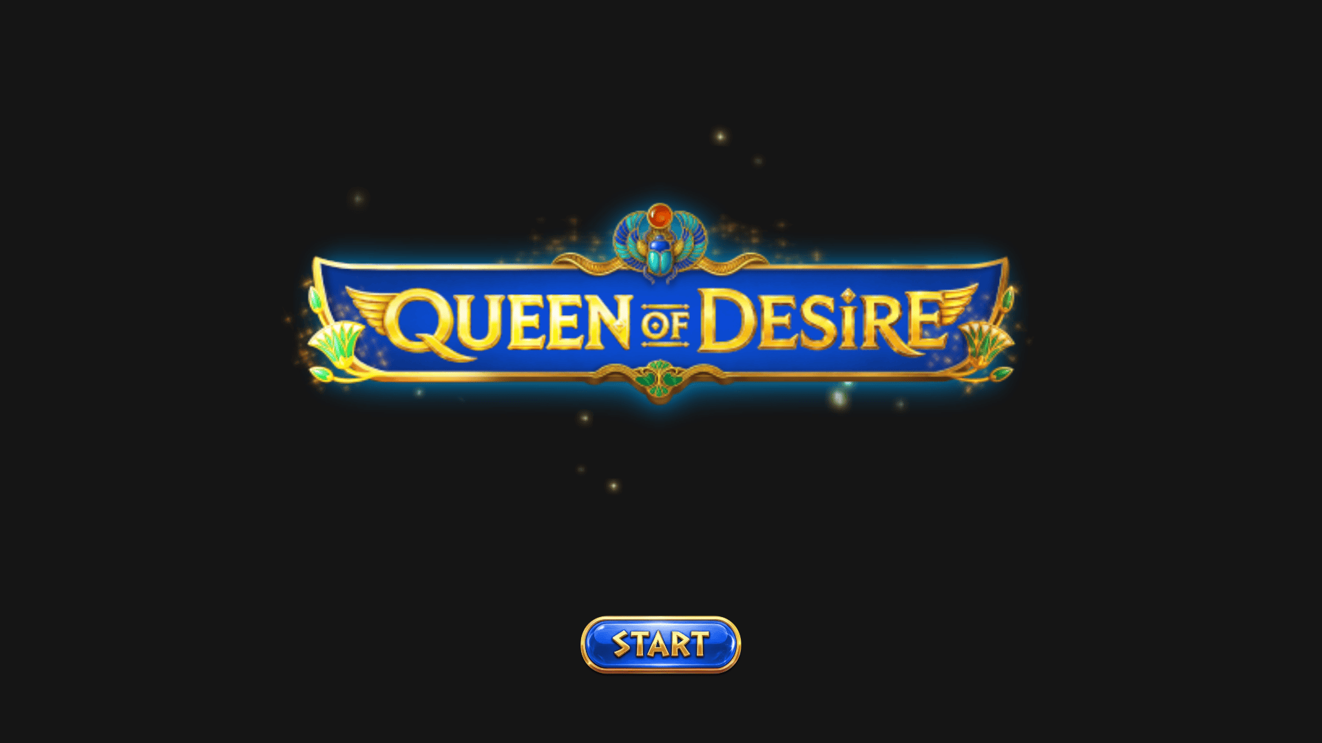 Queen of Desire slot intro screen