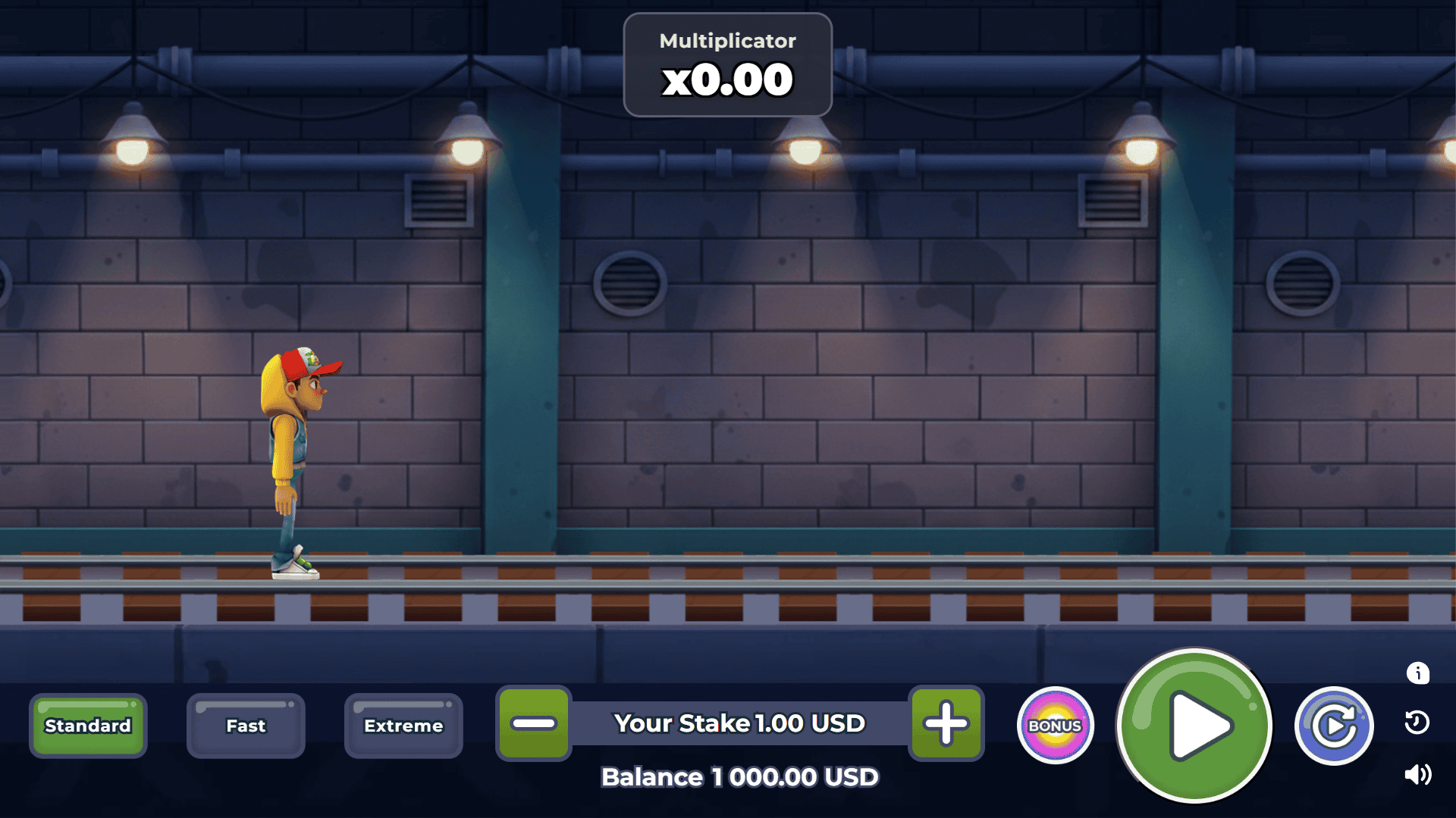Tunnel Runners slot gameplay reels