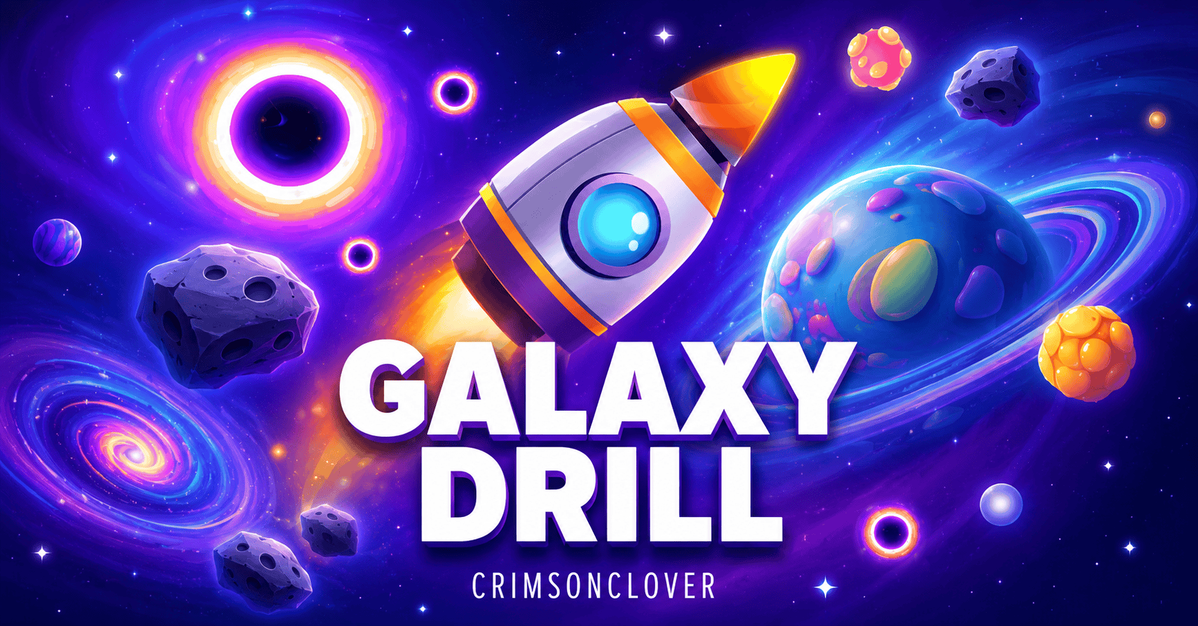 Galaxy Drill Slot Demo by Crimson Clover slot cover image