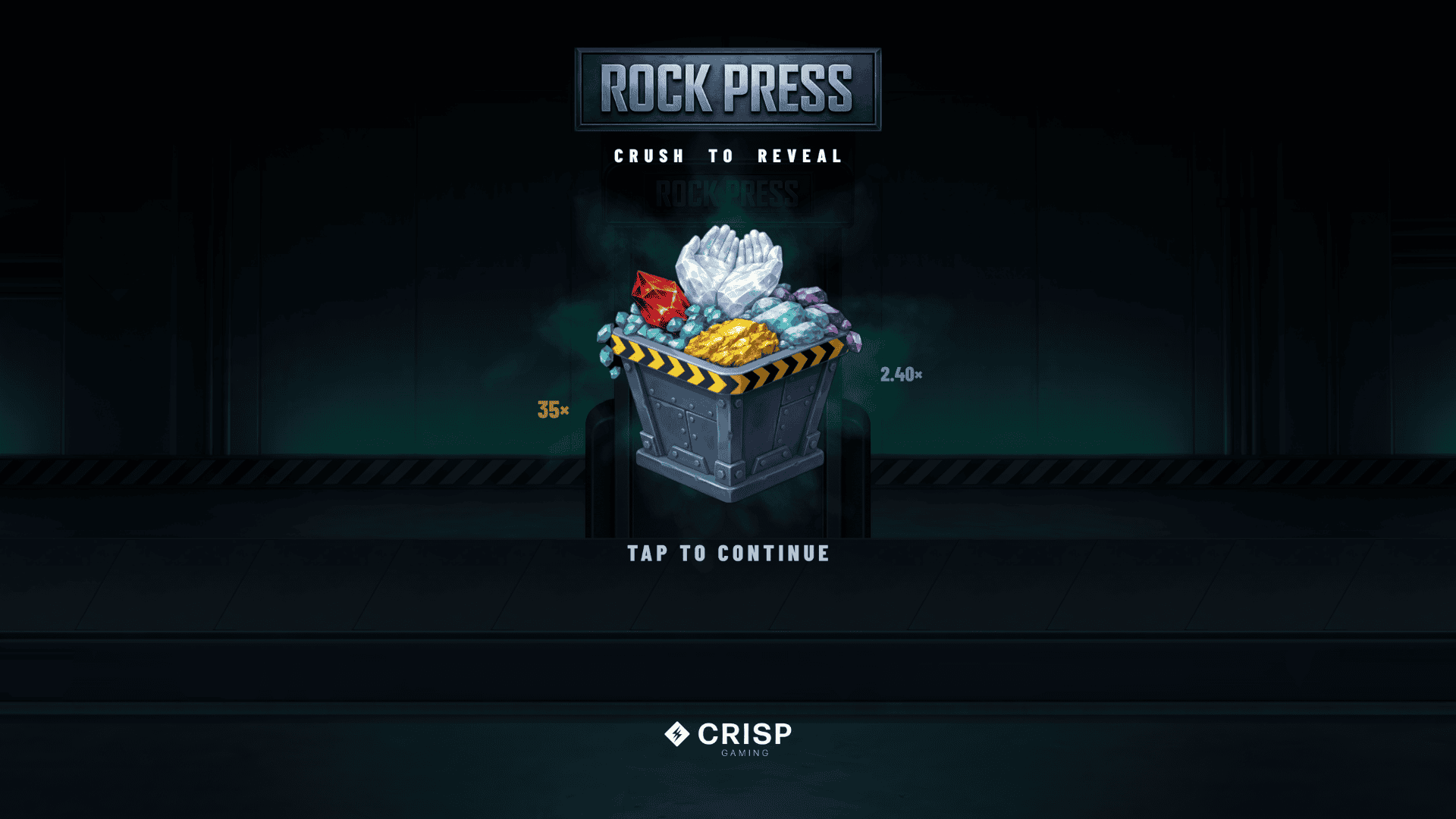 Rock Press slot intro screen