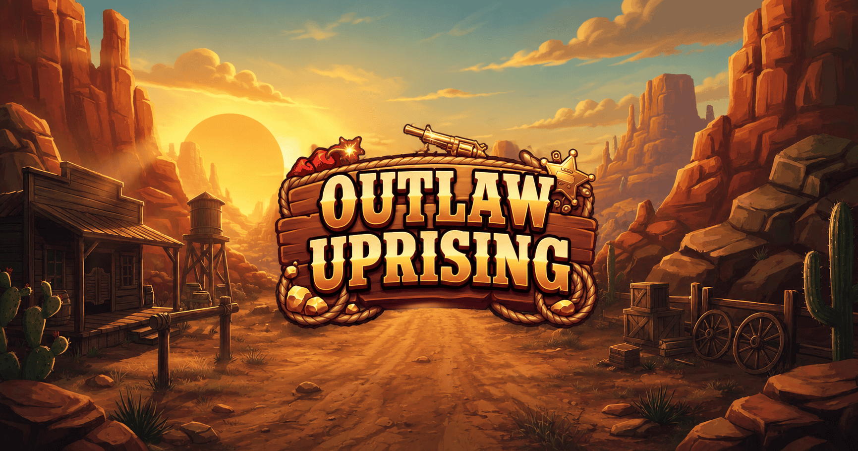 Outlaw Uprising Slot Demo by Cut Studio slot cover image