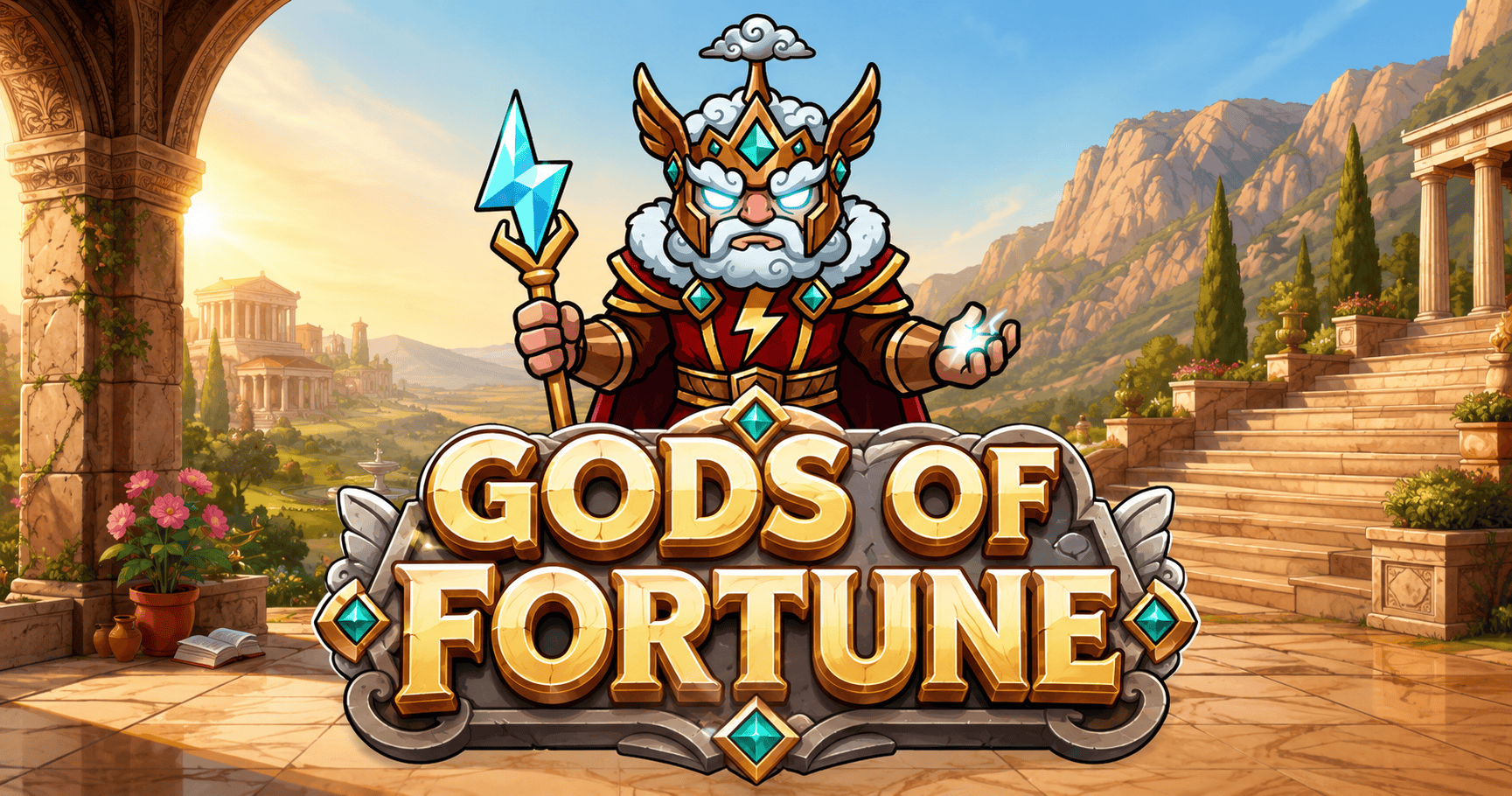 Gods of Fortune Slot Demo by Cybercyan Studio slot cover image