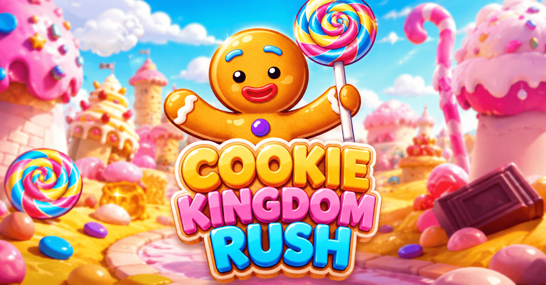 Cookie Kingdom Rush Slot Demo by Dagi Gaming slot cover image