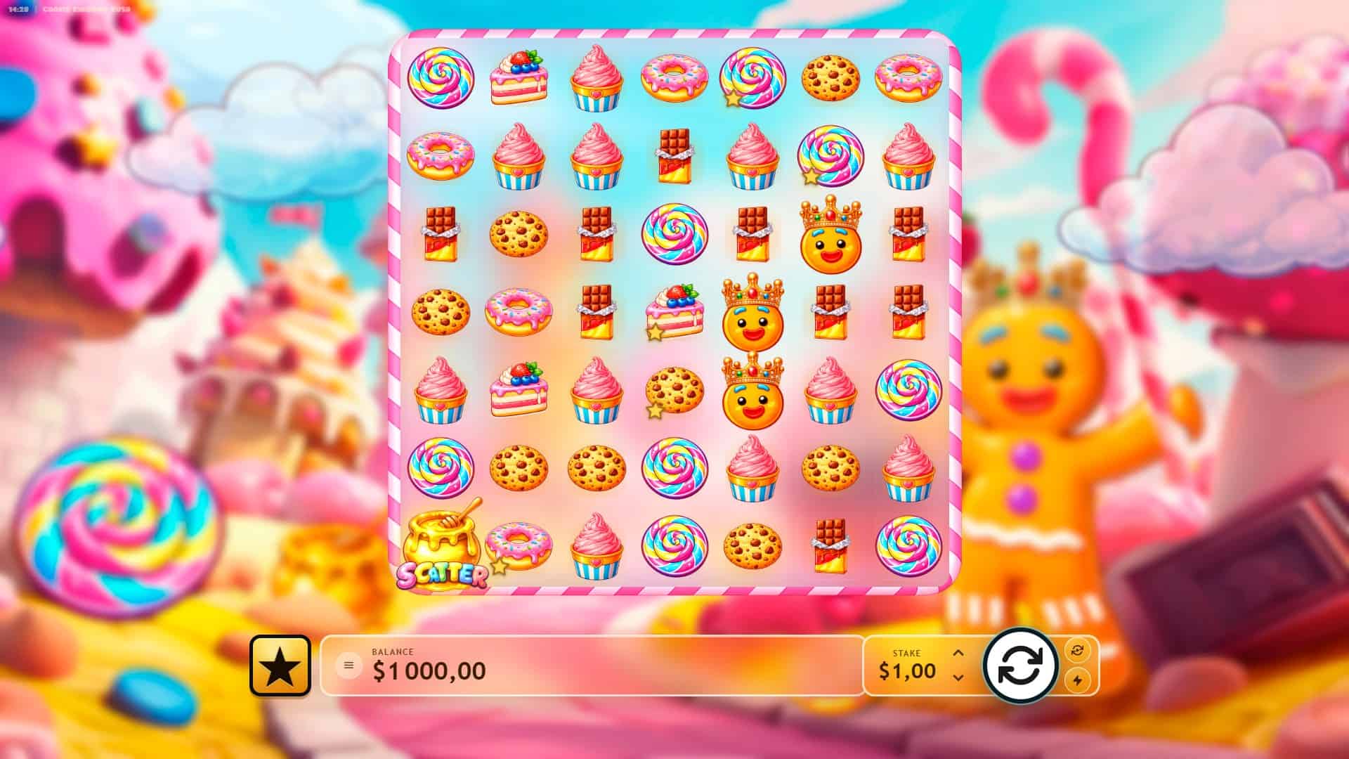 Cookie Kingdom Rush slot gameplay reels