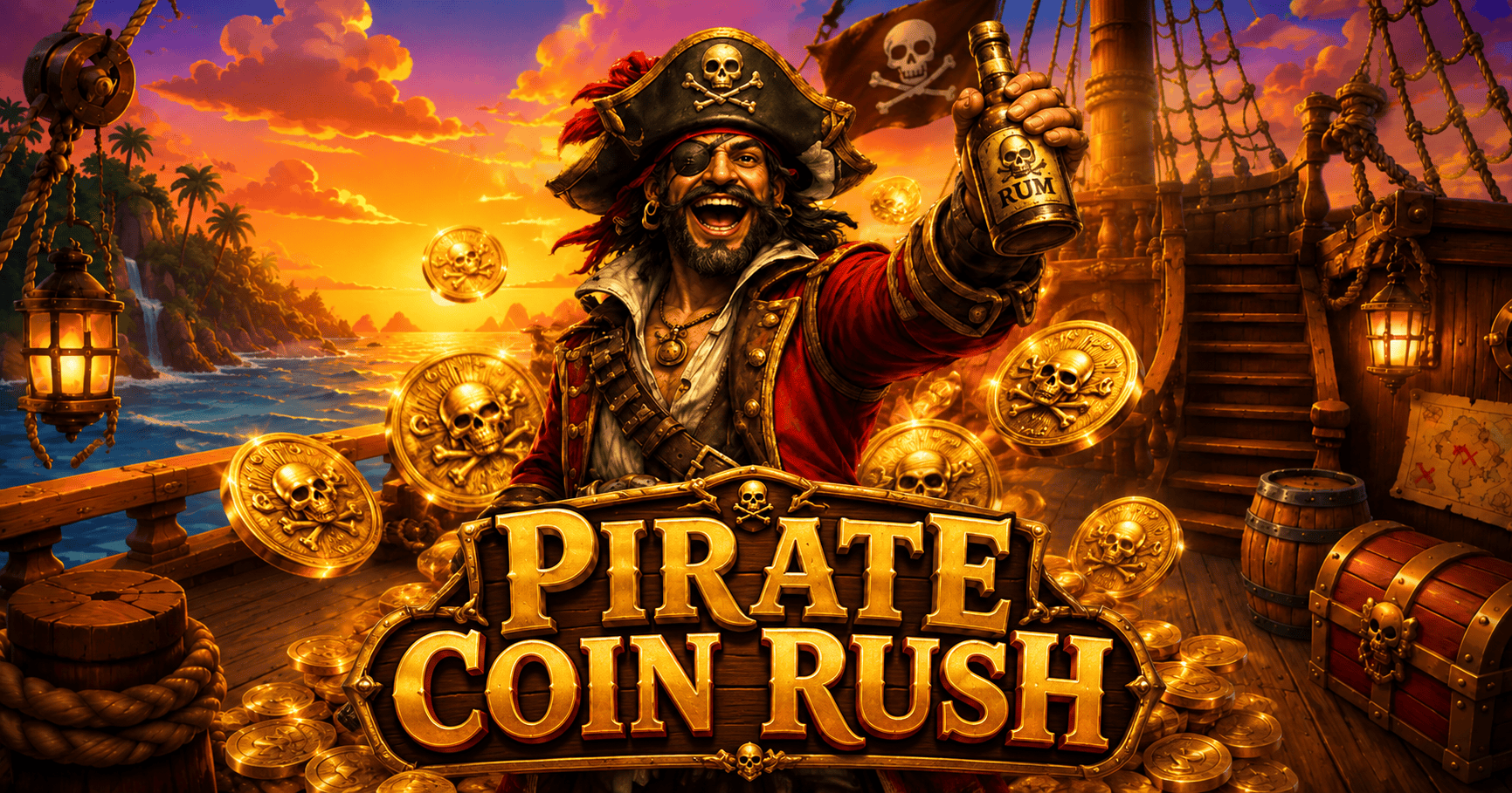 Pirate Coin Rush Slot Demo by Dagi Gaming slot cover image