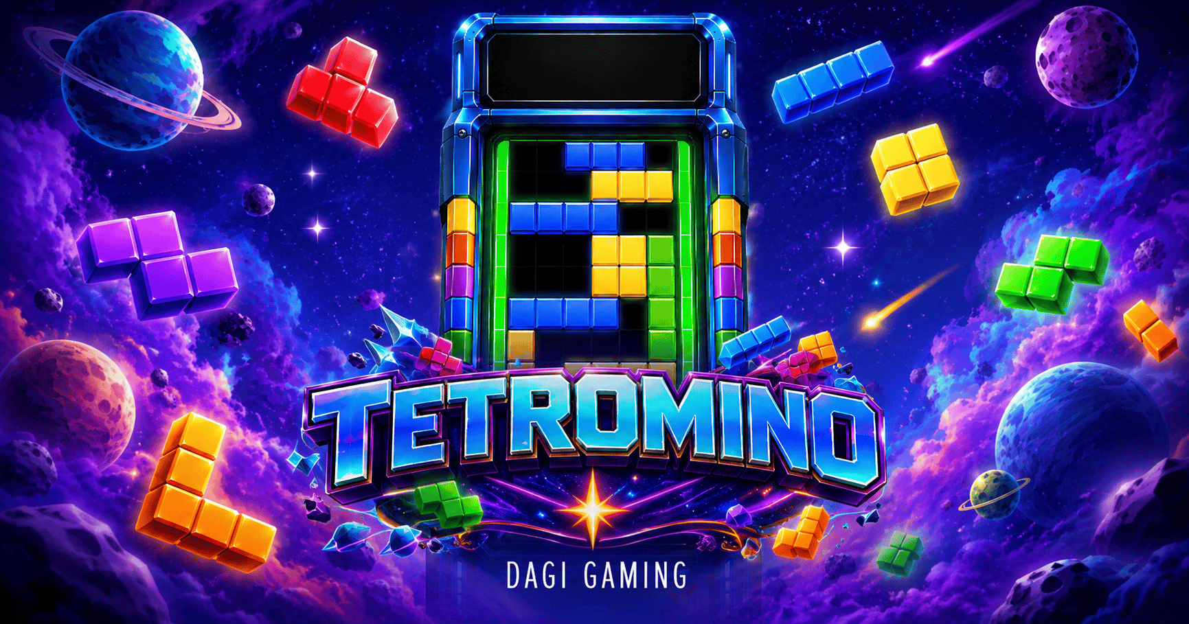 Tetromino Slot Demo by Dagi Gaming slot cover image