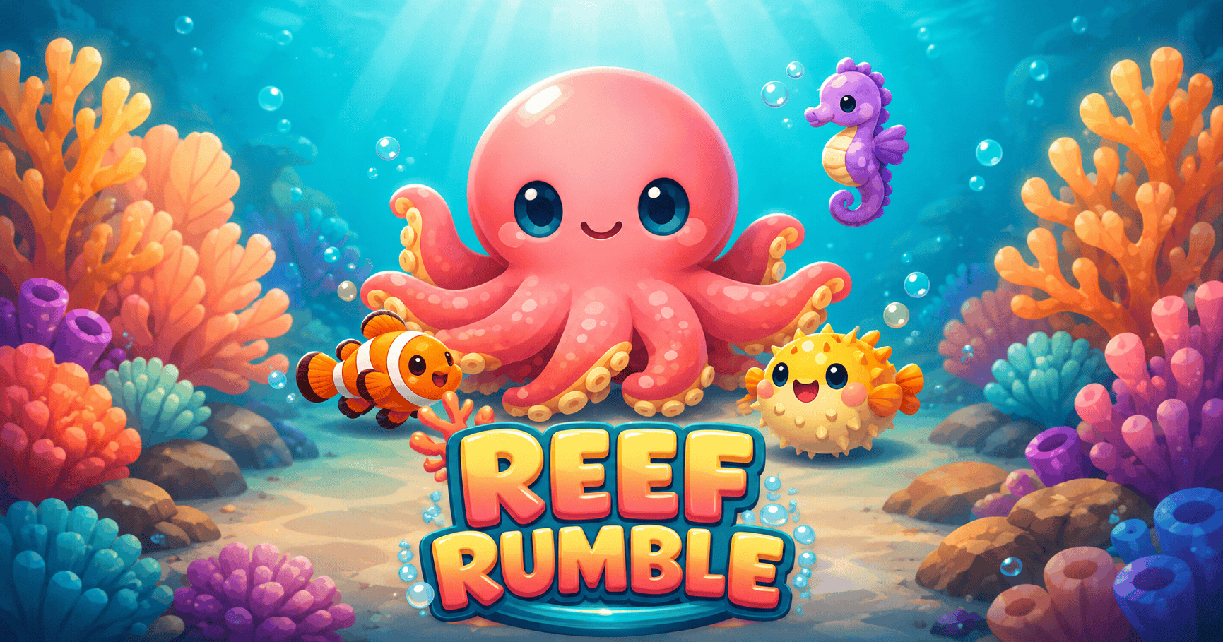 Reef Rumble Slot Demo by Dahlia slot cover image