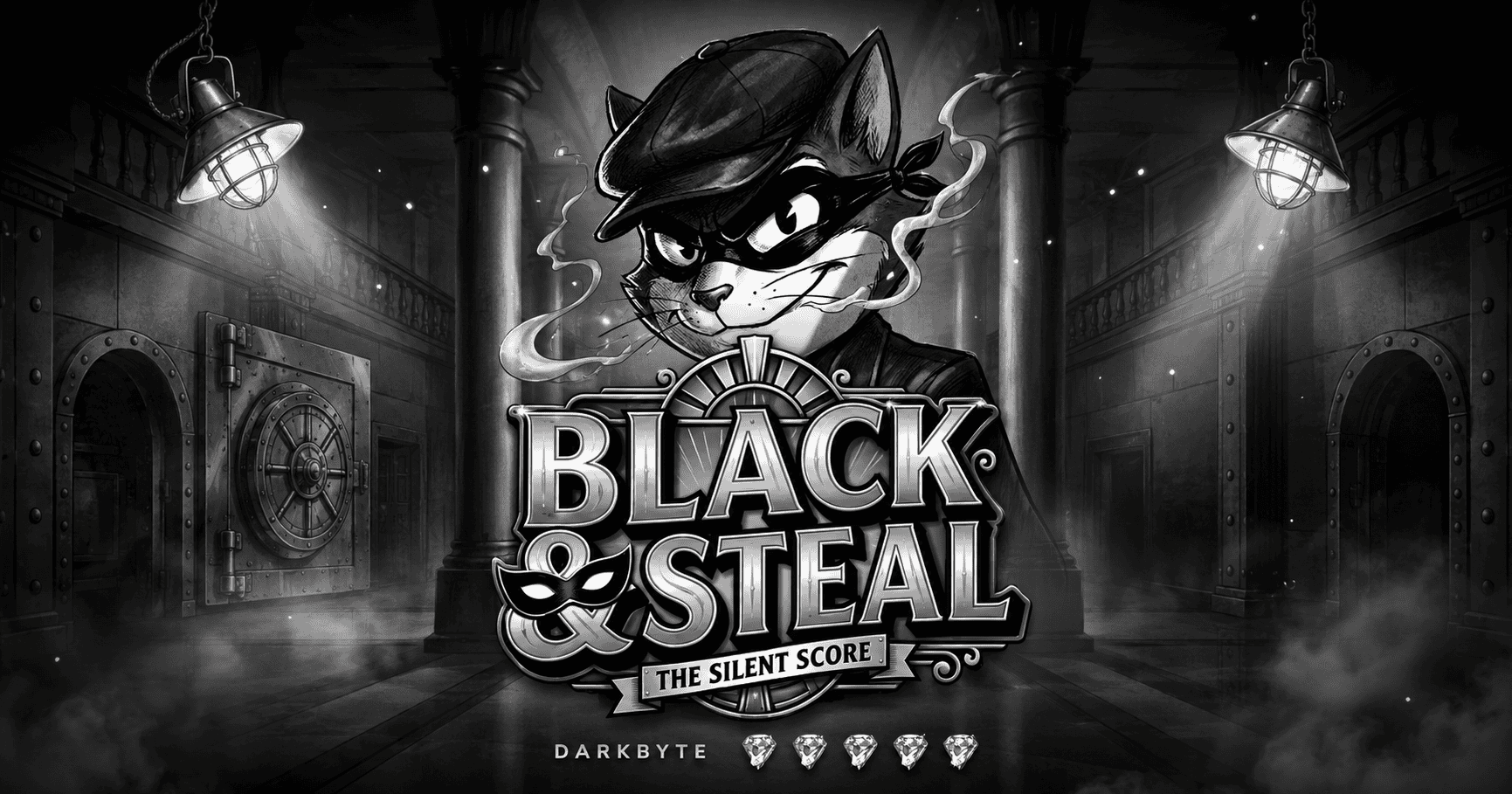 Black and Steal Slot Demo by Darkbyte slot cover image