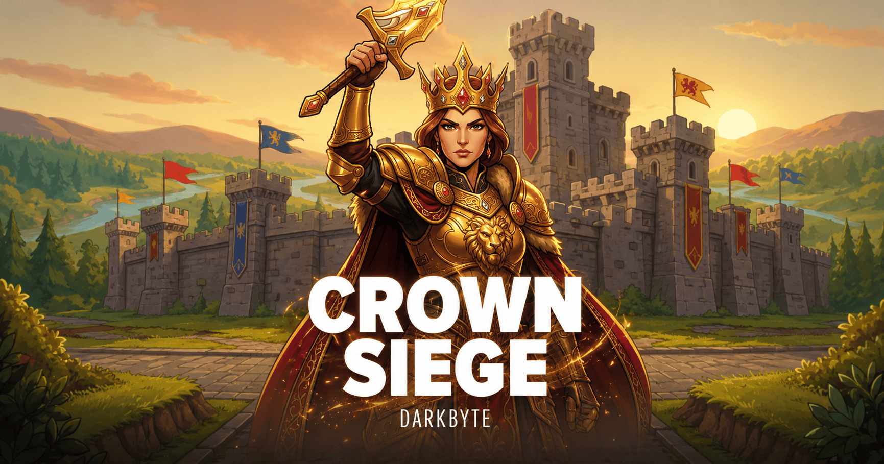 Crown Siege Slot Demo by Darkbyte slot cover image