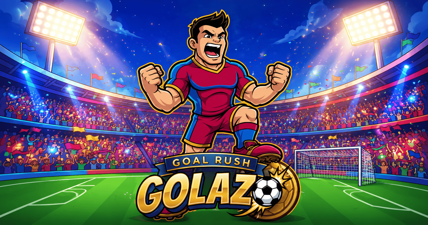 Goal Rush Golazo Slot Demo by Darkbyte slot cover image