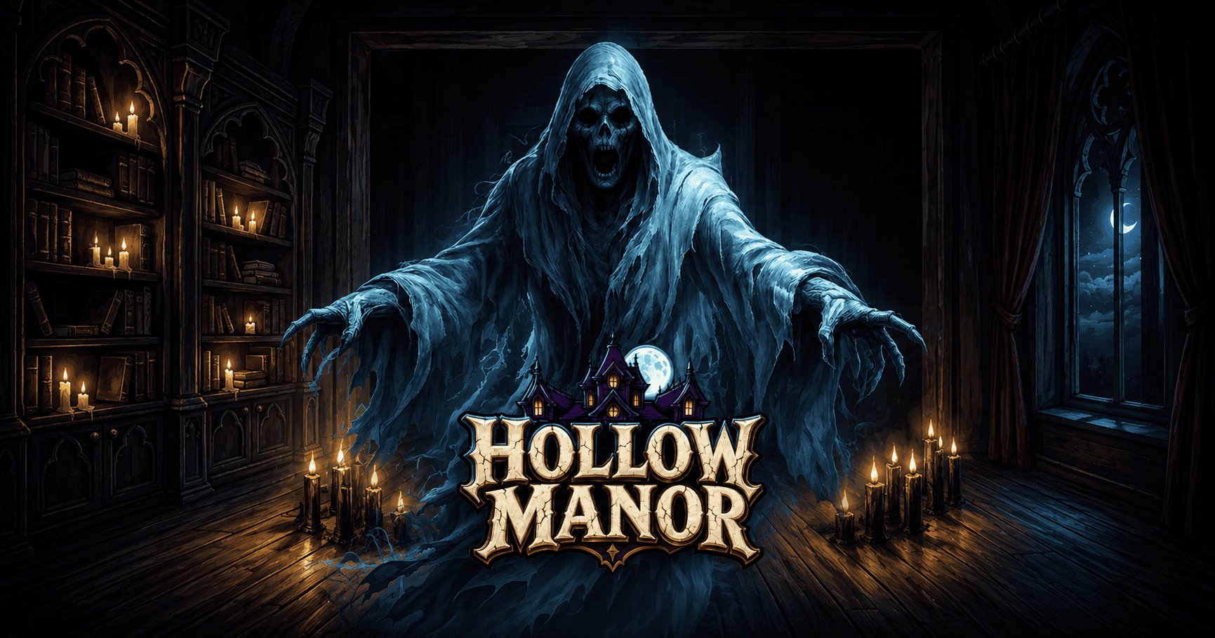 Hollow Manor Slot Demo by Darkbyte slot cover image