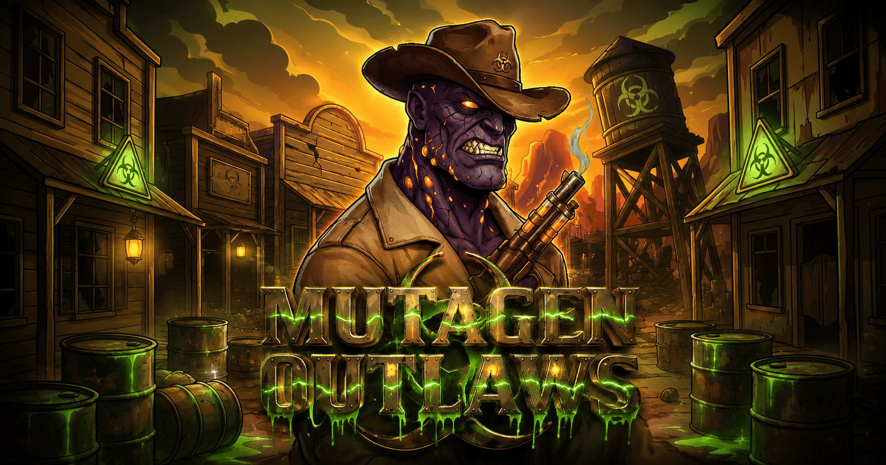 Mutagen Outlaws Slot Demo by Darkbyte slot cover image