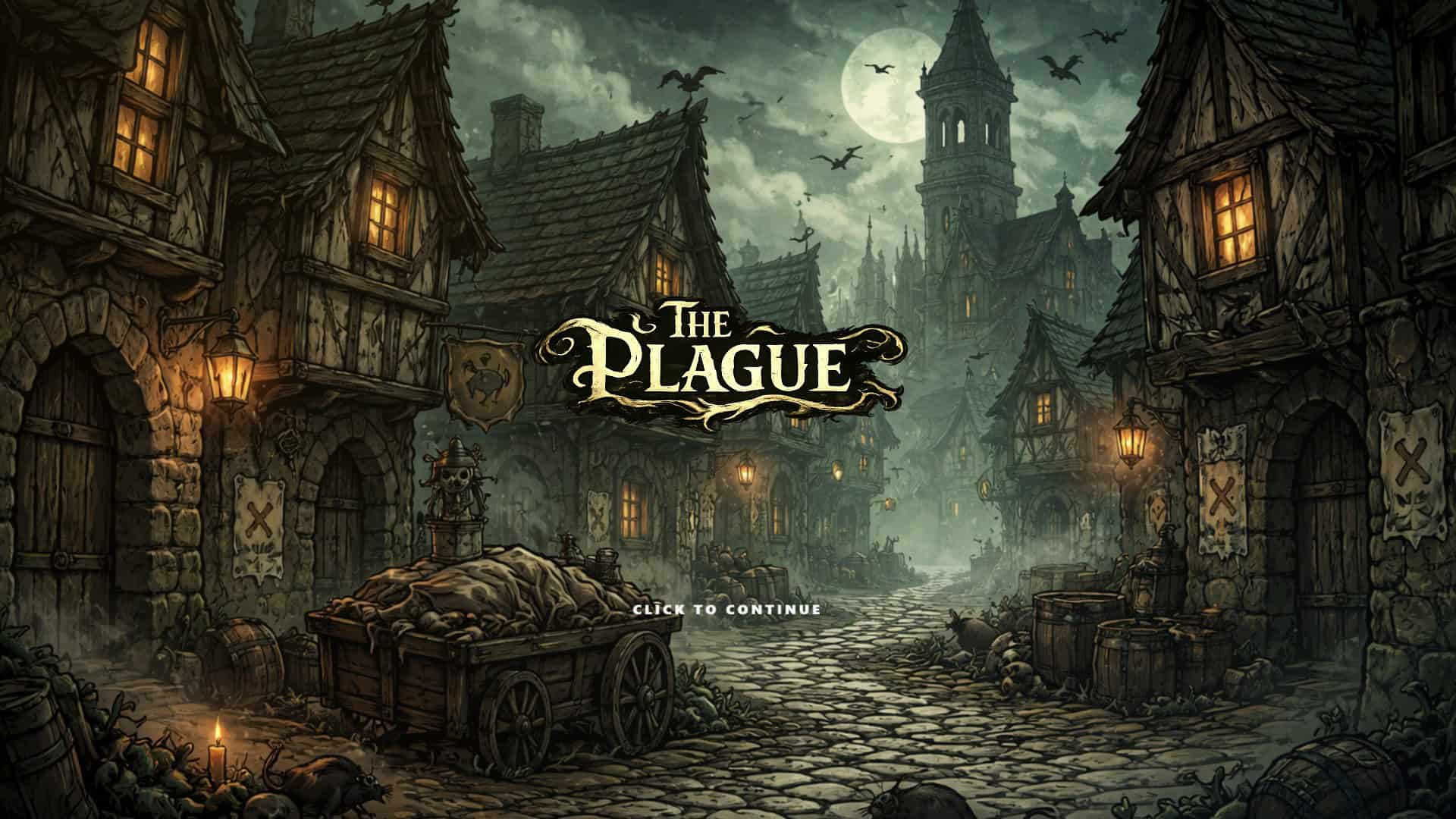 The Plague slot intro screen