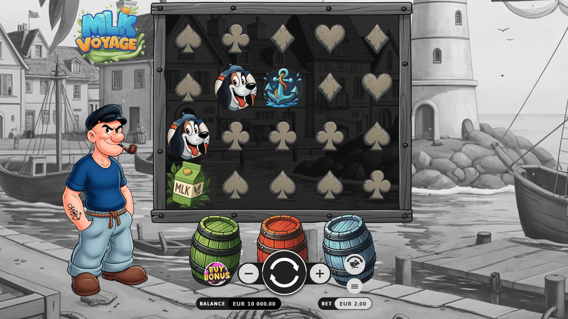 MLK Voyage slot gameplay reels