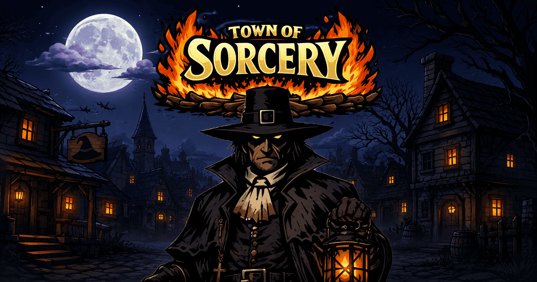 Town of Sorcery Slot Demo by Dirty Circus slot cover image