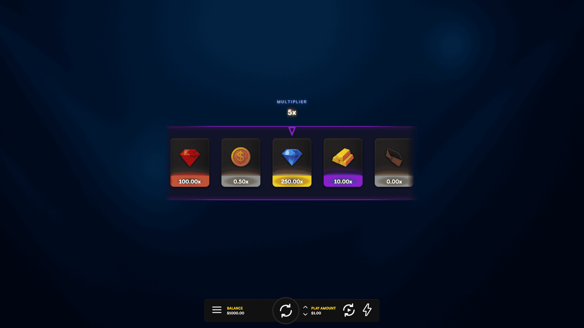 Treasure Case slot gameplay reels