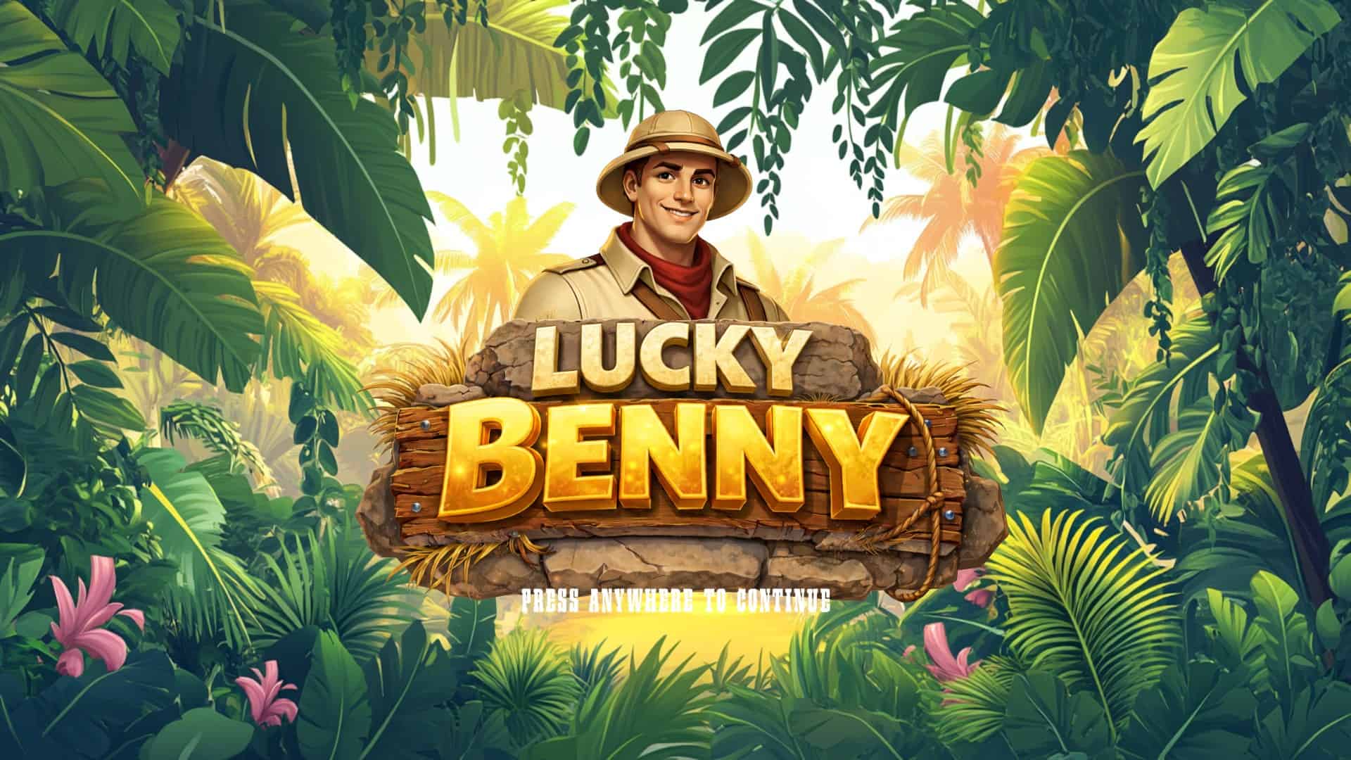 Lucky Benny slot intro screen