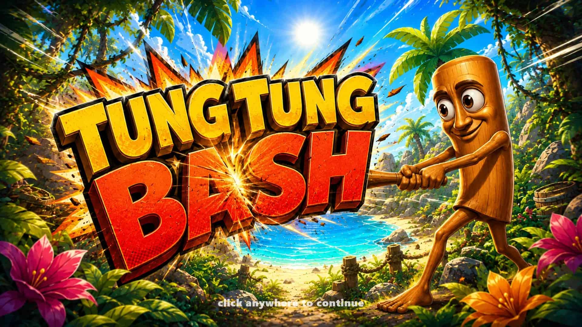 Tung Tung Bash slot intro screen