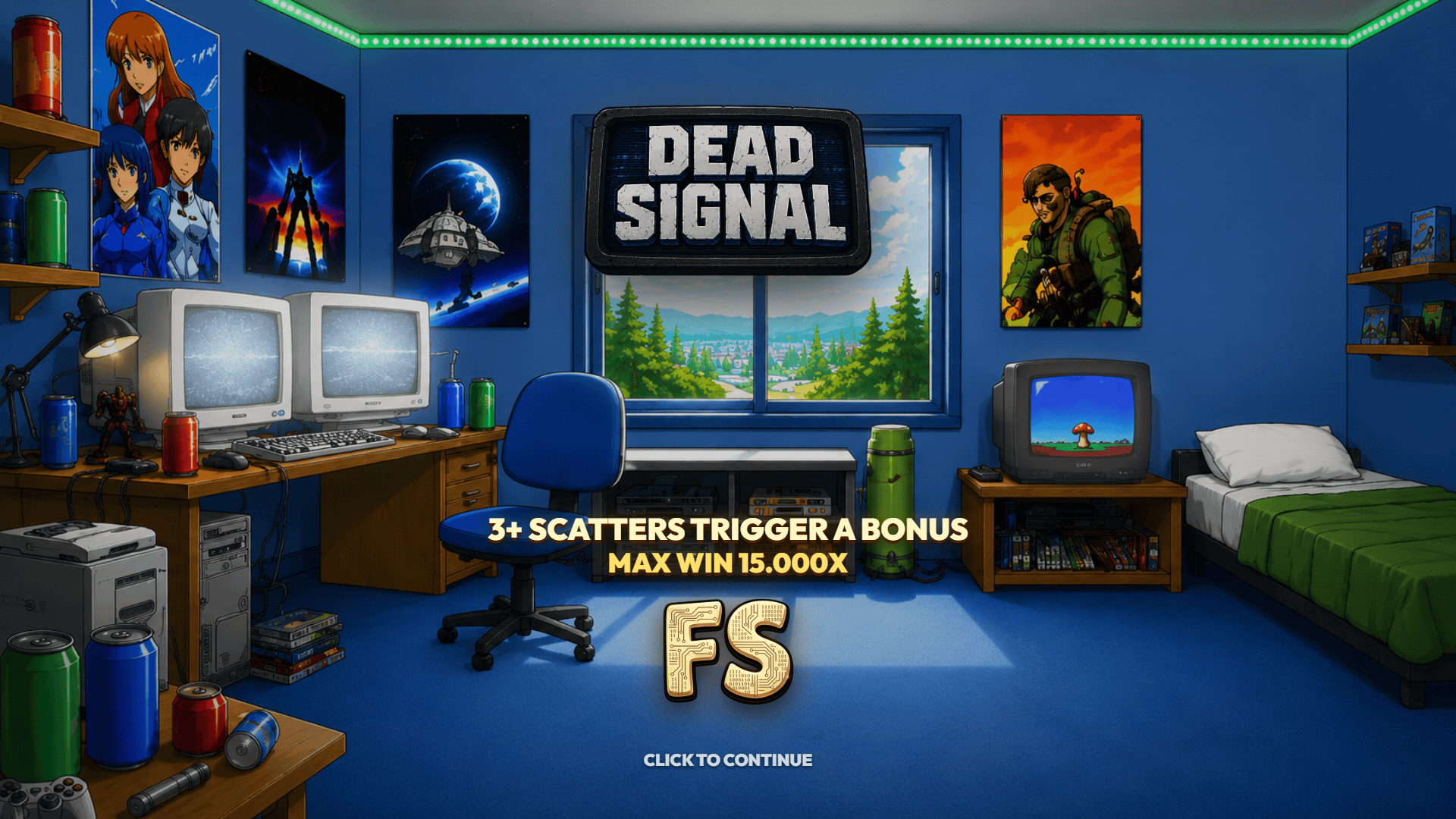 Dead Signal slot intro screen