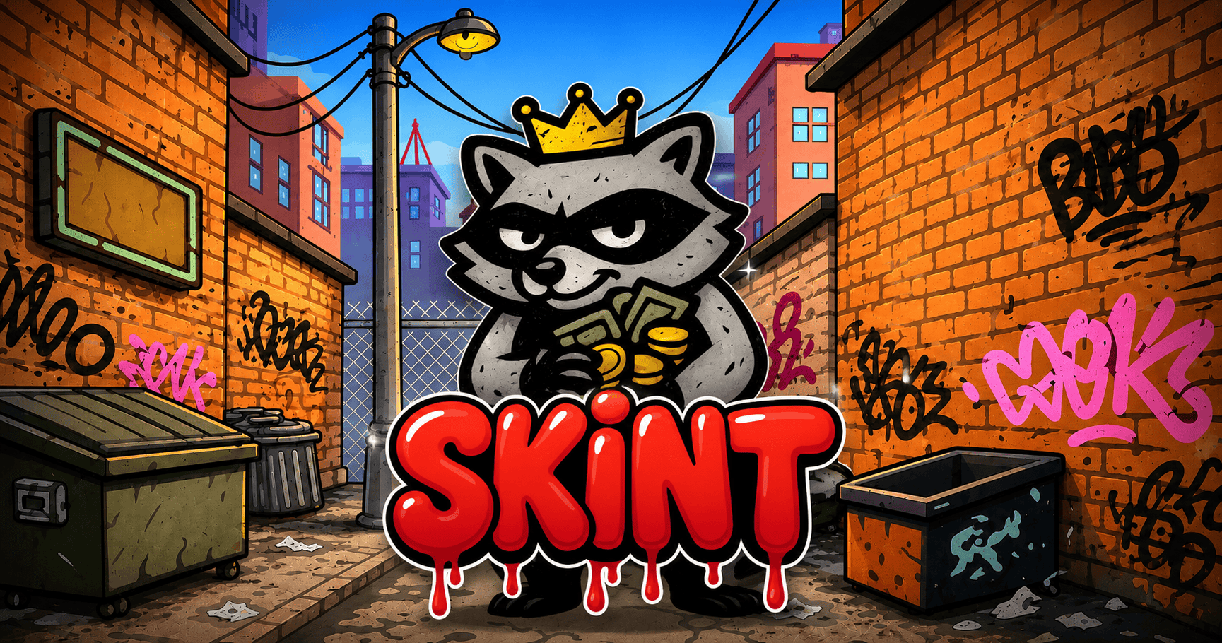 Skint Slot Demo by Down Bad Gaming slot cover image