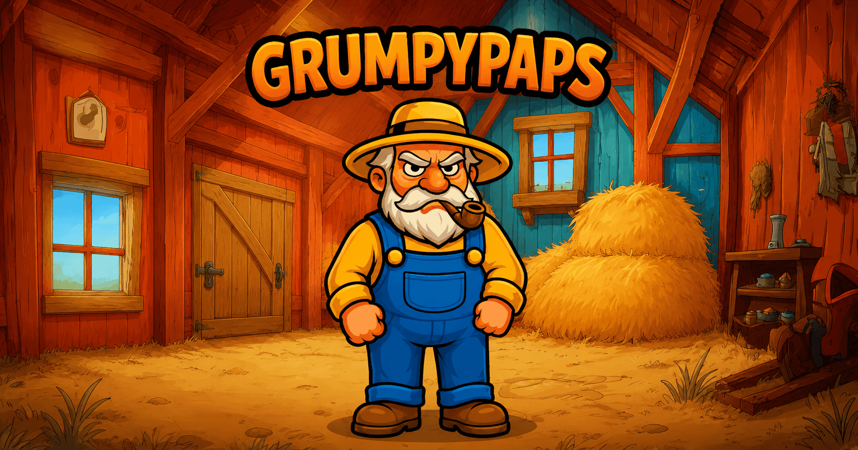 Grumpy Paps Slot Demo by Dream Team slot cover image