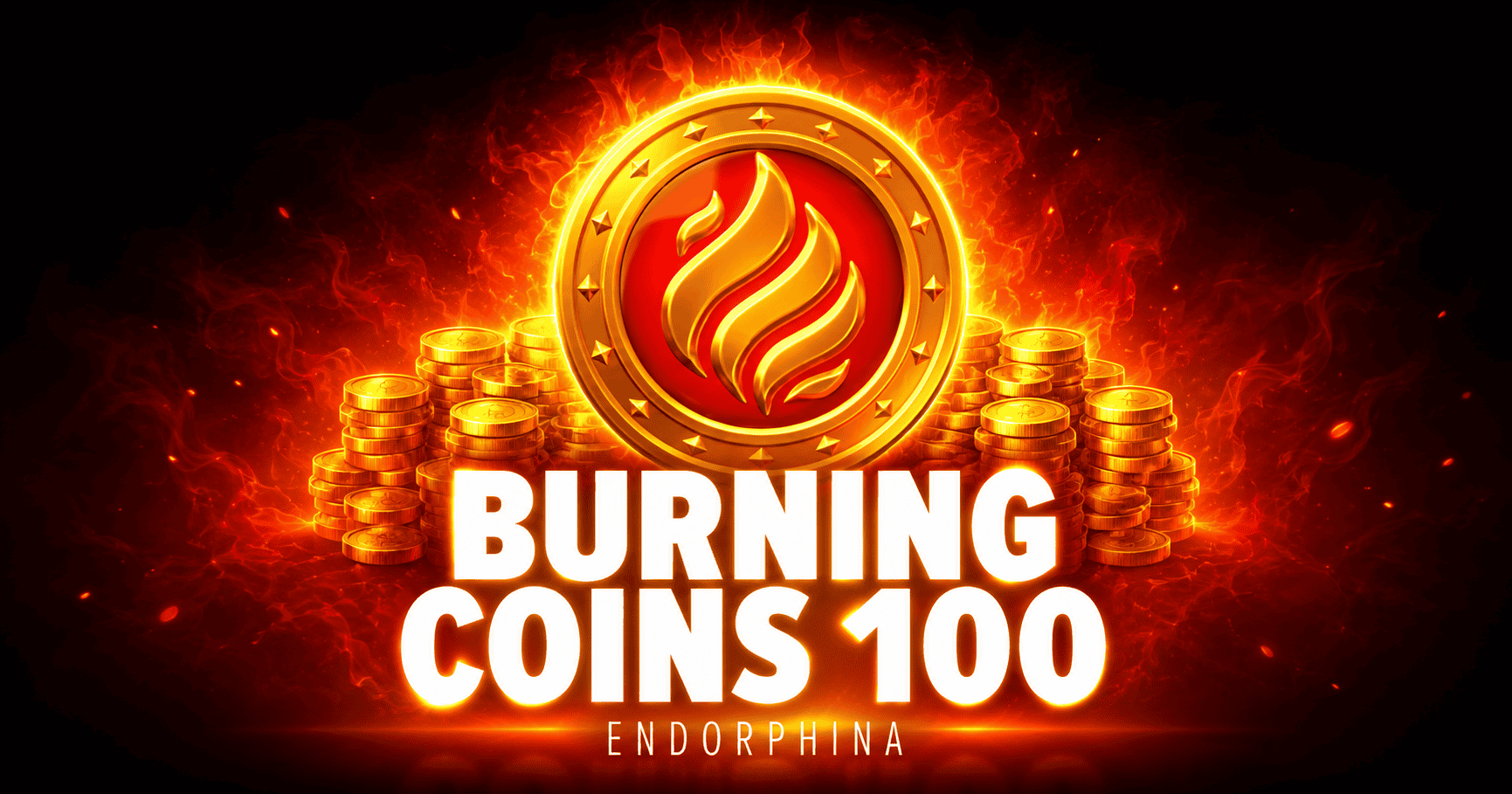 Burning Coins 100 Slot Demo by Endorphina slot cover image