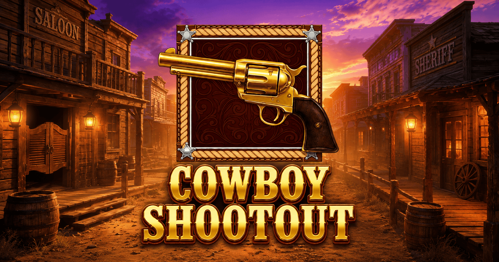 Cowboy Shootout Slot Demo by Enigma Studios slot cover image