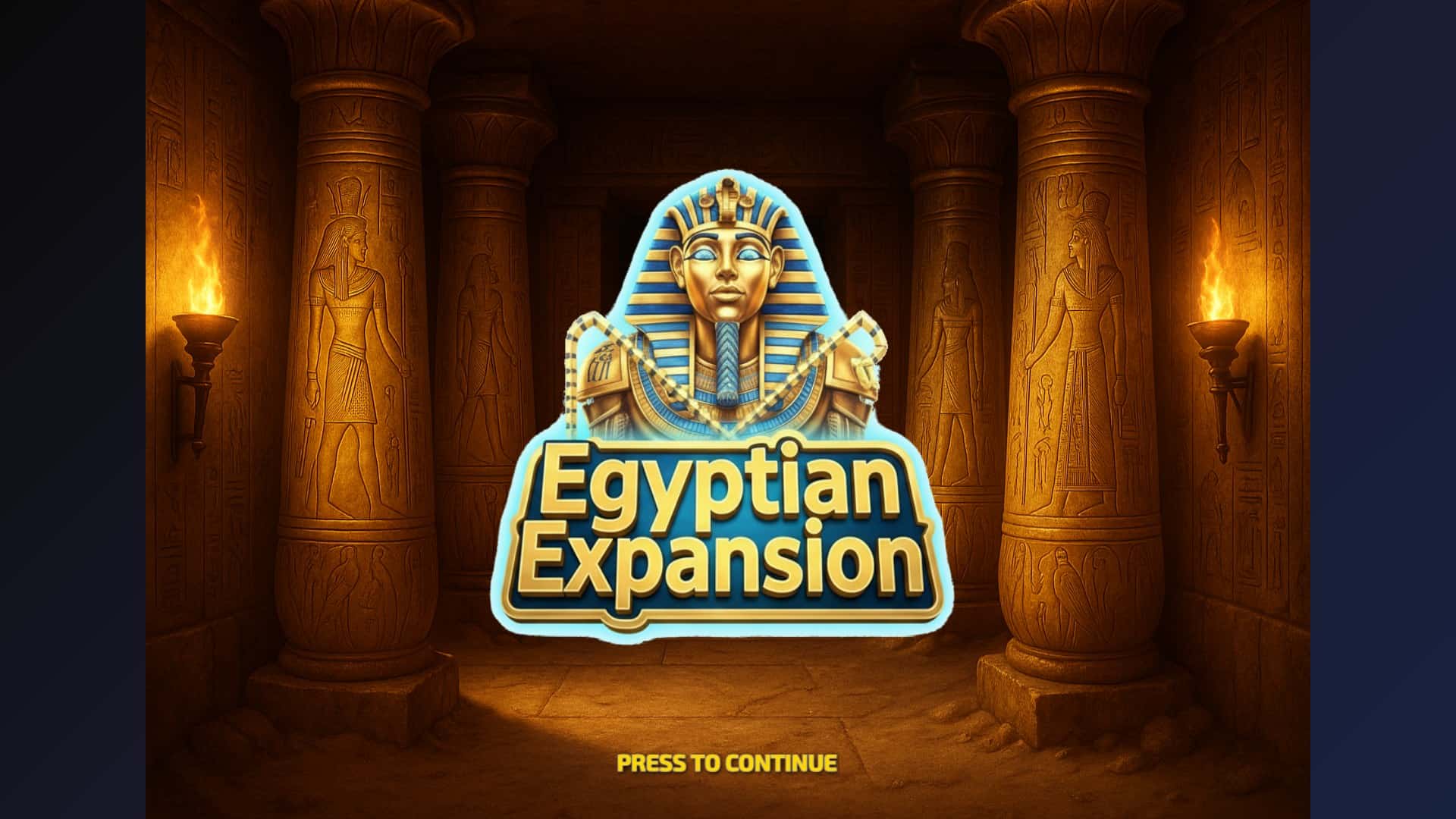 Egyptian Expansion Bonus Buy slot intro screen