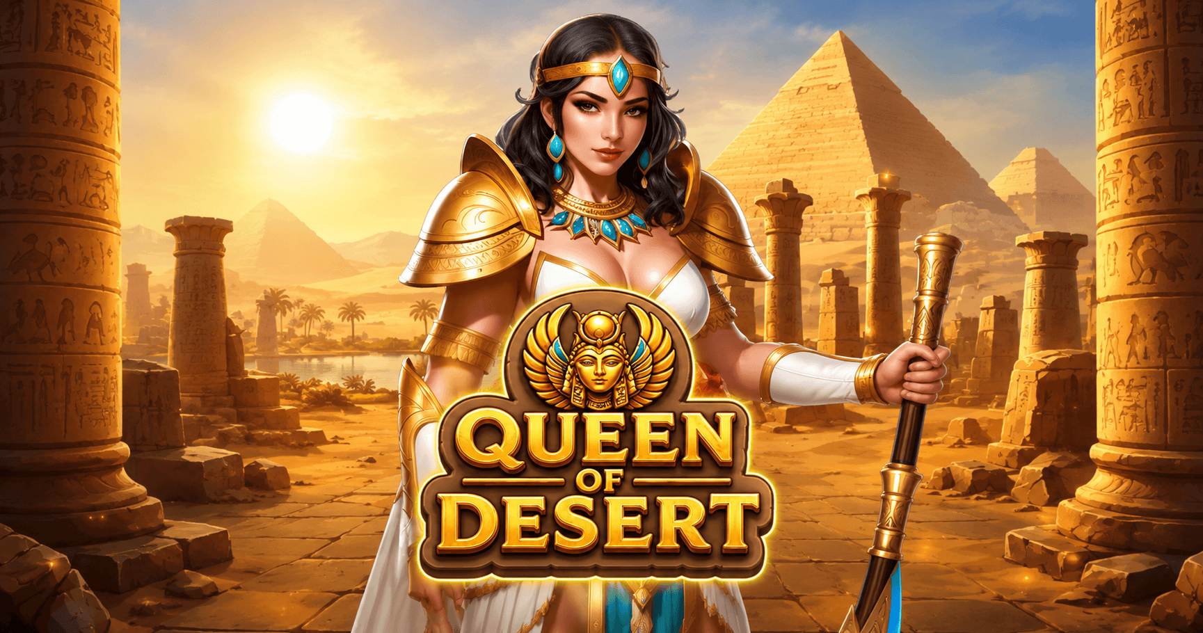 Queen Desert Slot Demo by Epic Gaming slot cover image