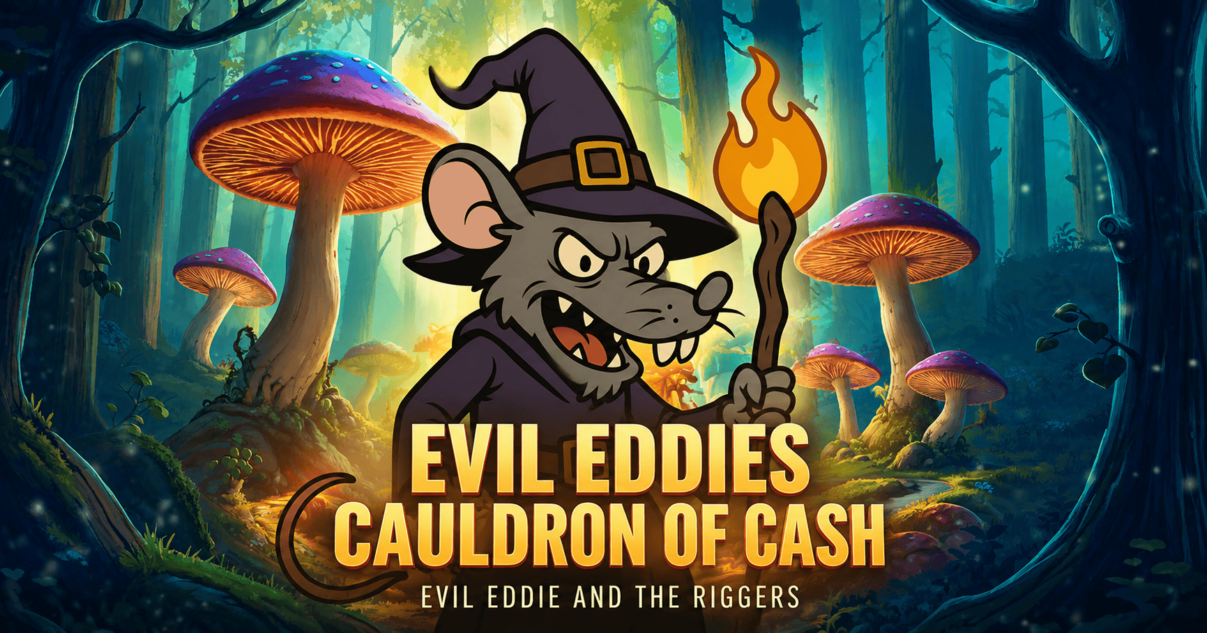 Evil Eddies Cauldron of Cash Slot Demo by Evil Eddie And The Riggers slot cover image