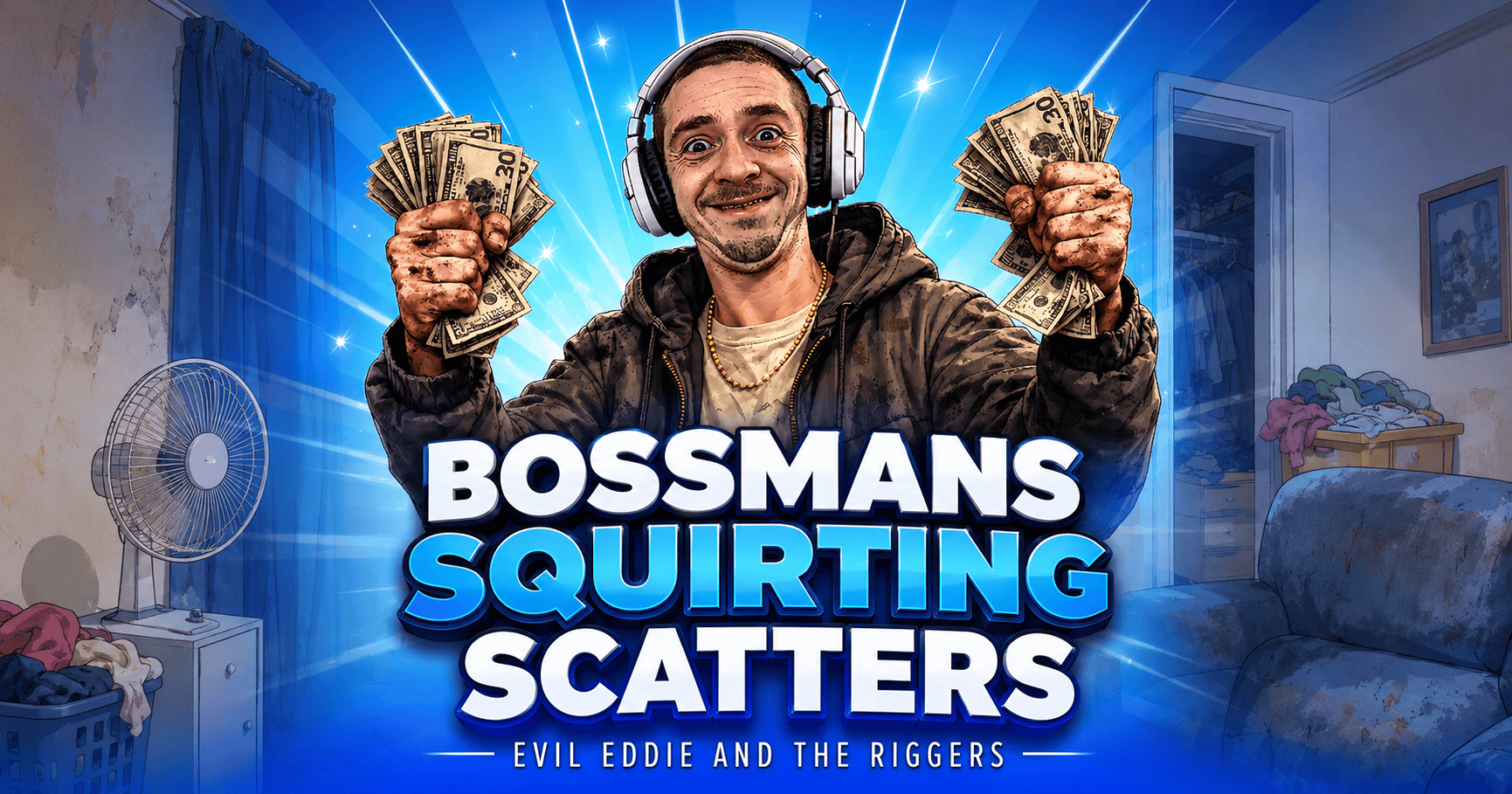 Bossmans Squirtin Scatters Slot Demo by Evil Eddie And The Riggers slot cover image