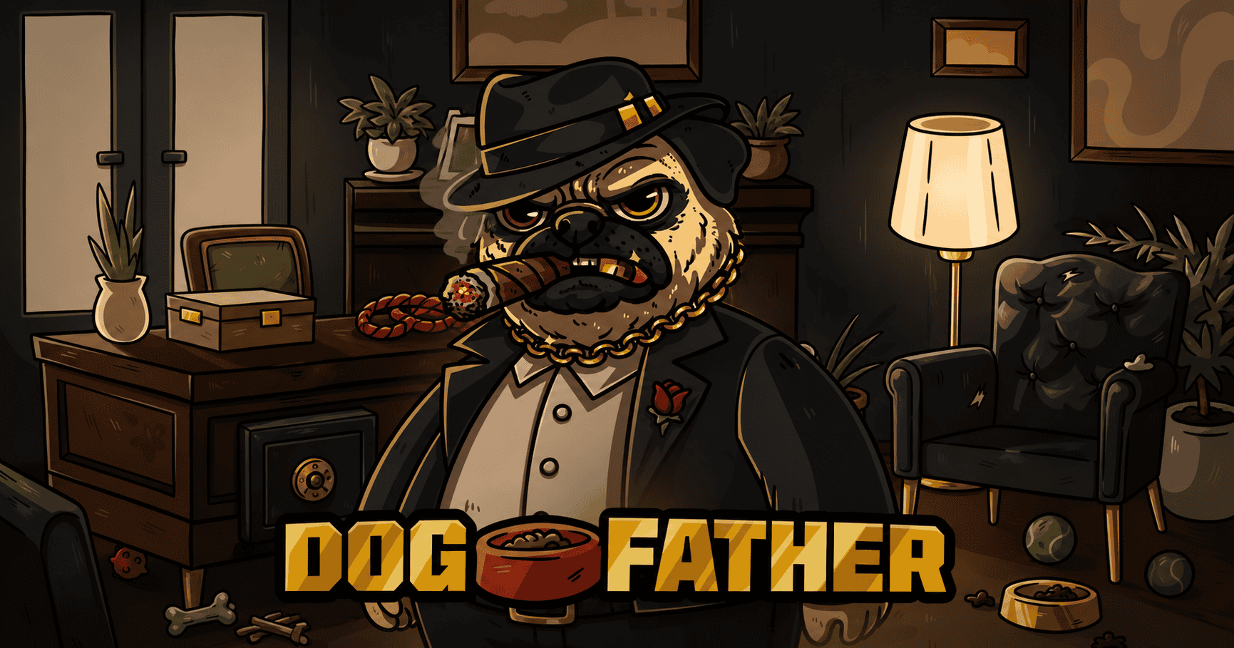 Dogfather Slot Demo by Evil Eye Studio slot cover image