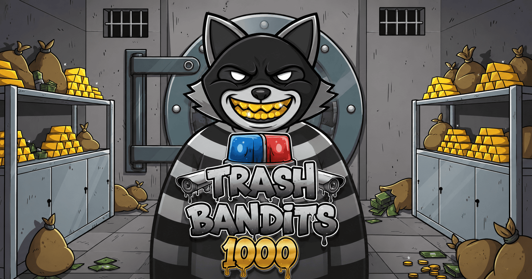 Trash Bandits 1000 Slot Demo by Evil Eye Studio slot cover image