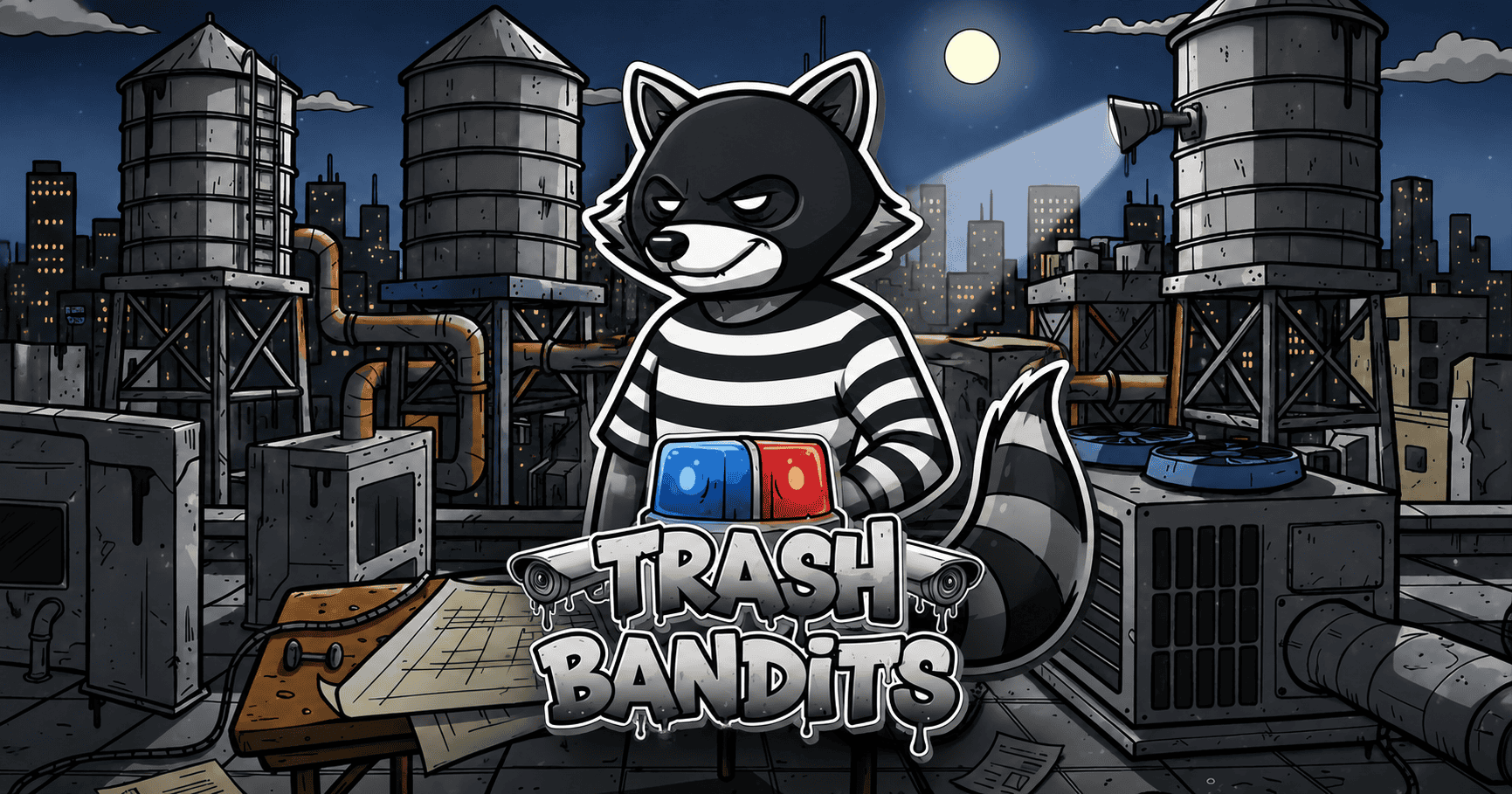 Trash Bandits Slot Demo by Evil Eye Studio slot cover image