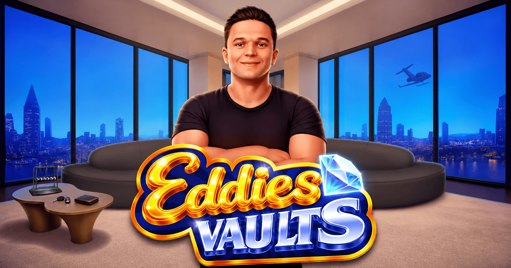 Eddies Vaults Slot Demo by Evoslot slot cover image
